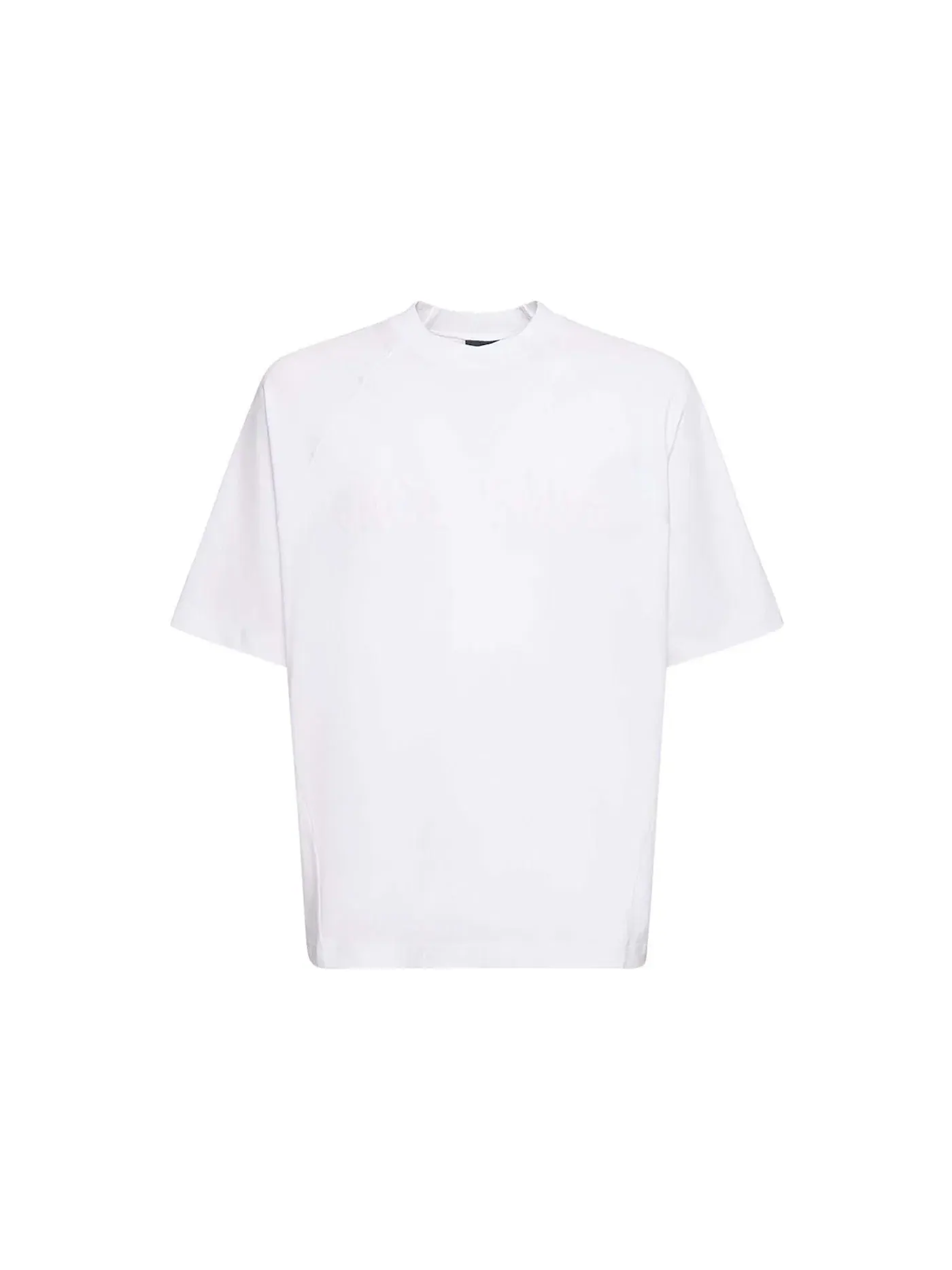 Мужская футболка с принтом T-Shirt Typo Jacquemus — изображение 1 из 1, белый
