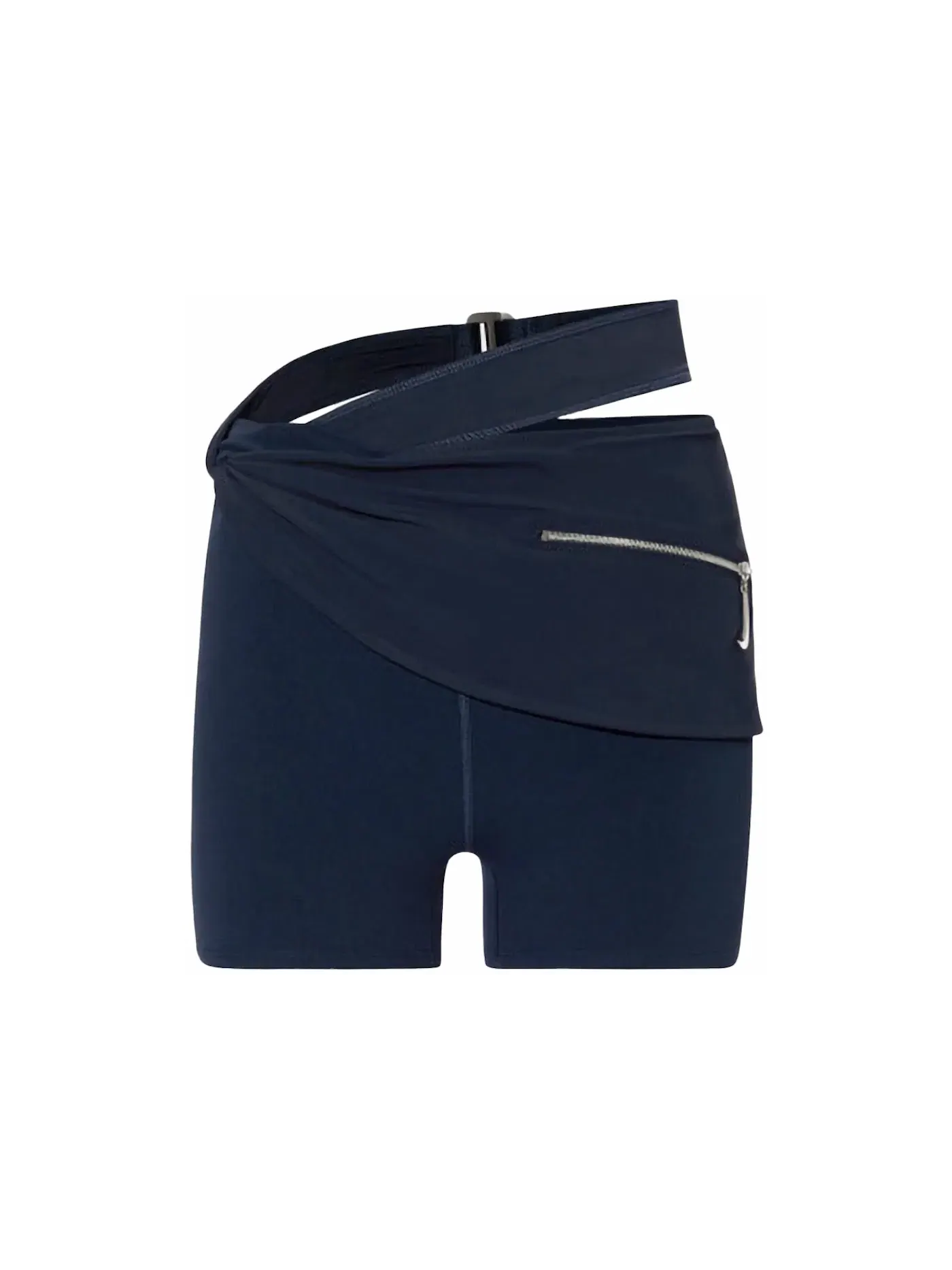 Женские шорты без рукавов Jacquemus x Nike Drapped Bike Shorts — изображение 1 из 1, черный