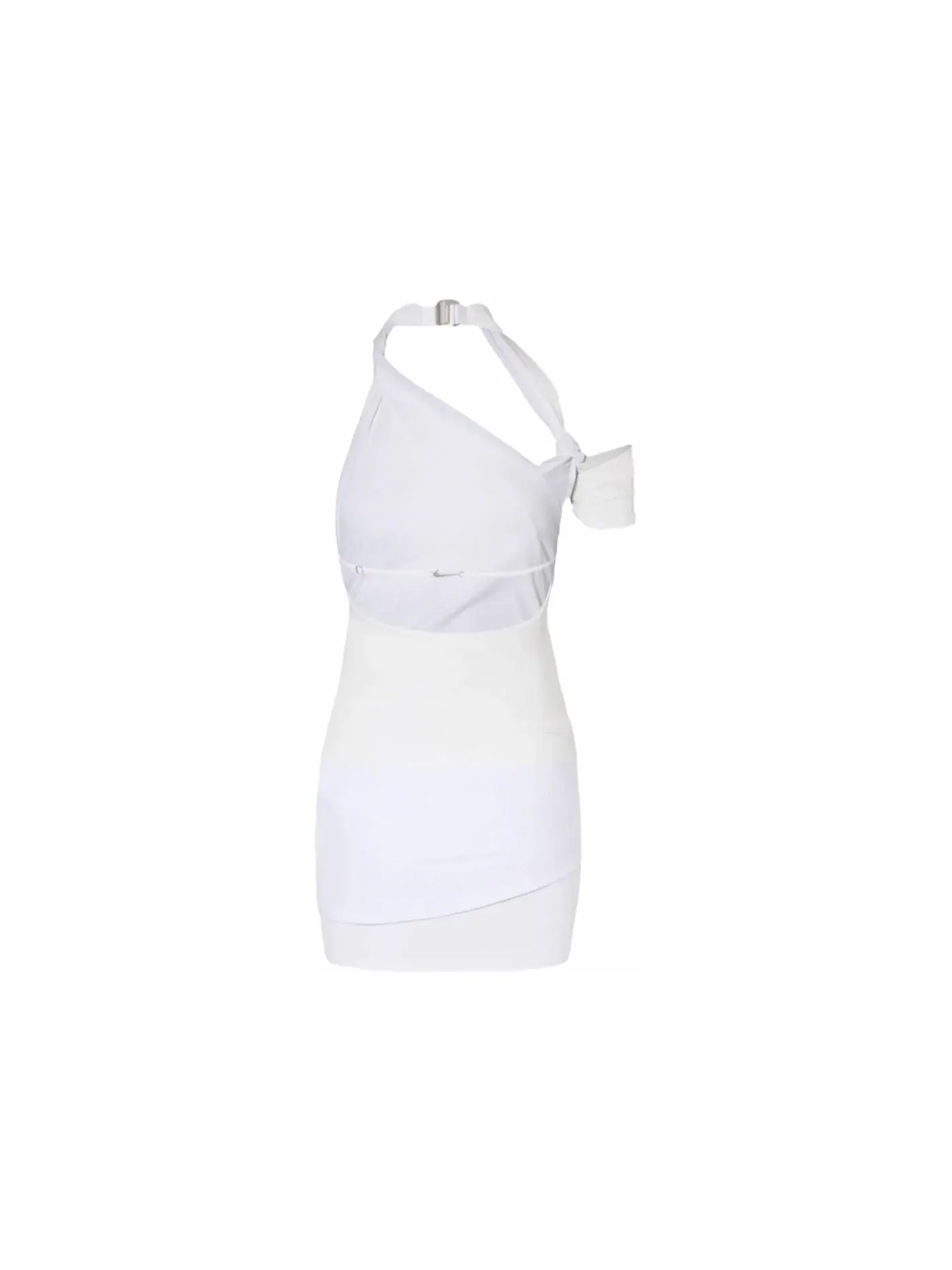 Женское платье с драпировкой Jacquemus x Nike La Robe Drapée Dress — изображение 2 из 2, белый
