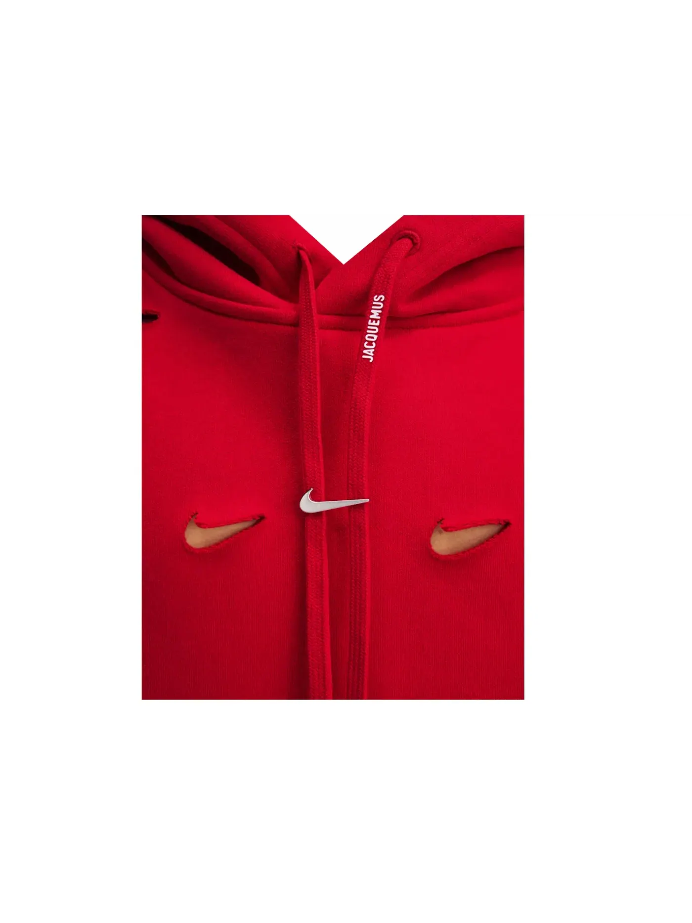 Женская худи с длинным рукавом Hoodie Jacquemus — изображение 2 из 2, темный красный