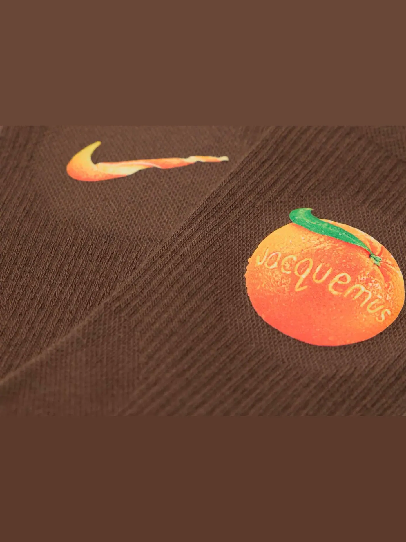 Унисекс носки Jacquemus x Nike Les Chaussettes — изображение 2 из 2, коричневый