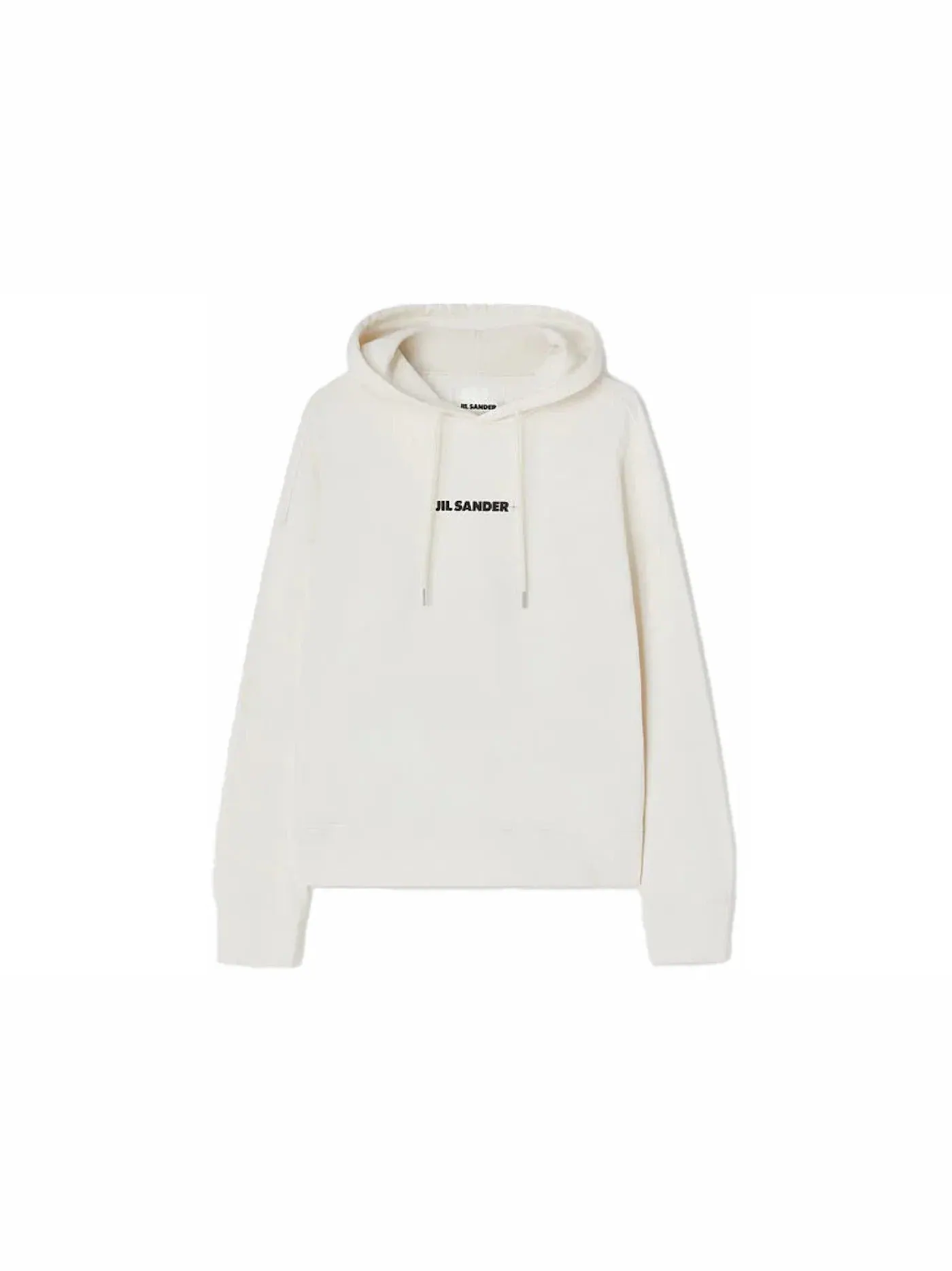 Женская худи с принтом Hoodie Jil Sander — изображение 1 из 1, бежевый