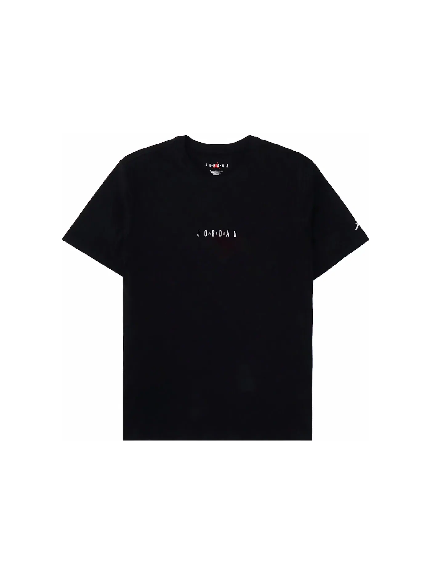 Мужская футболка с коротким рукавом Jordan T-shirt — изображение 1 из 2, черный/белый
