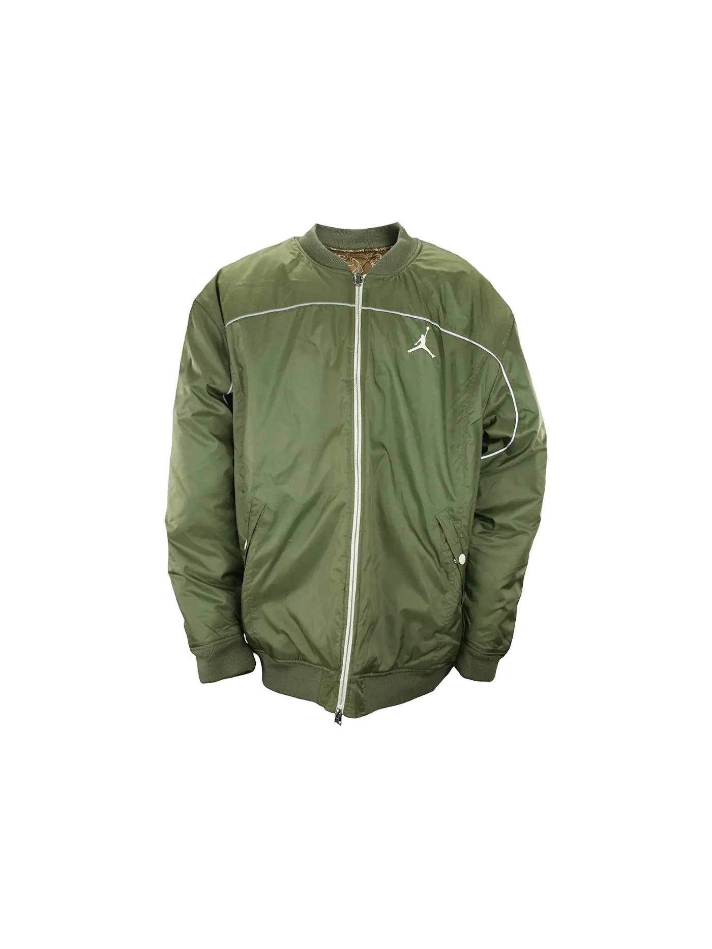 Мужская куртка с принтом Jordan Aviator Reversible Jacket — изображение 1 из 1, зеленый