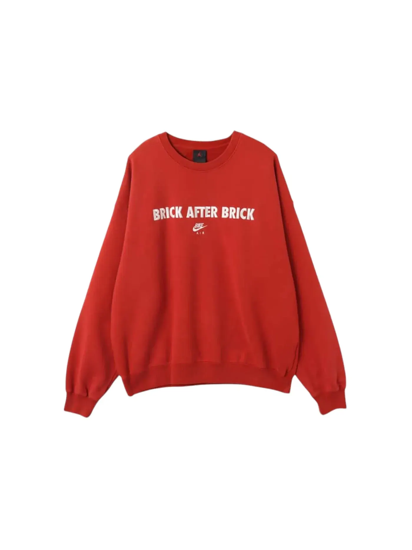 Мужской свитшот из флиса с принтом Nigel Sylvester Brick After Brick Jordan — изображение 1 из 1, красный
