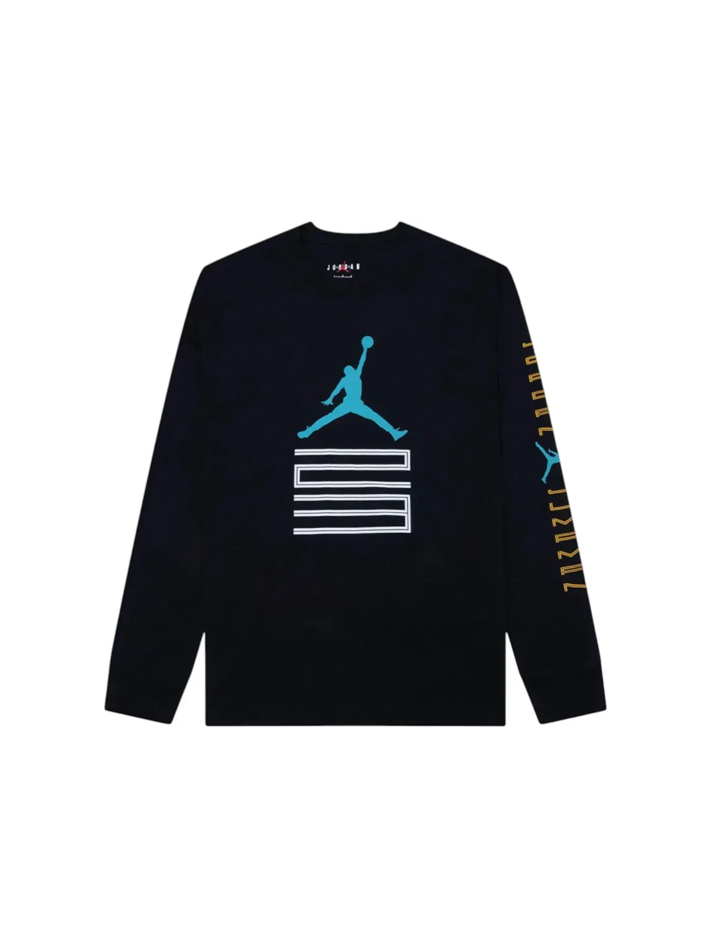 Мужская футболка с длинным рукавом с принтом AJ11 Jordan — изображение 1 из 1, черный