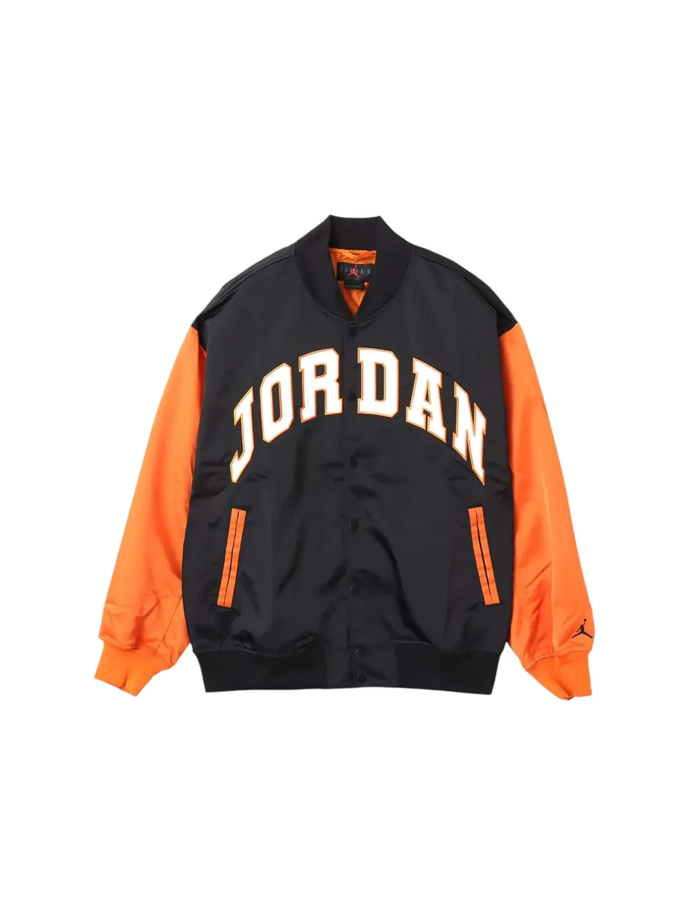 Мужская куртка-бомбер с принтом Jordan Jacket — изображение 1 из 1, черный/оранжевый