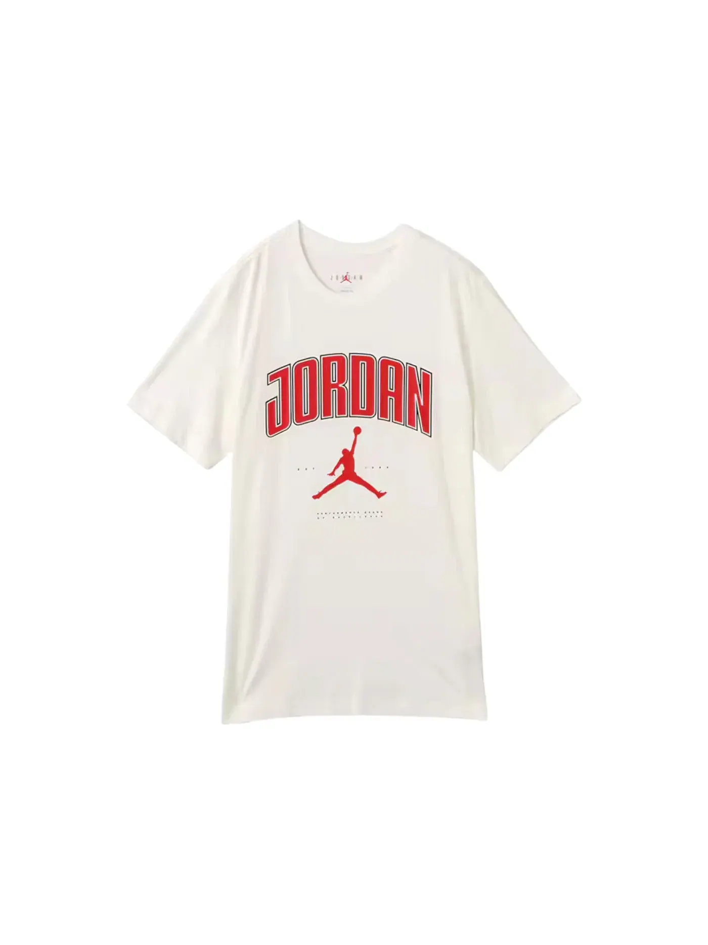 Мужская футболка с принтом Jordan City 88 Crew T-shirt Jordan — изображение 1 из 1, белый/красный