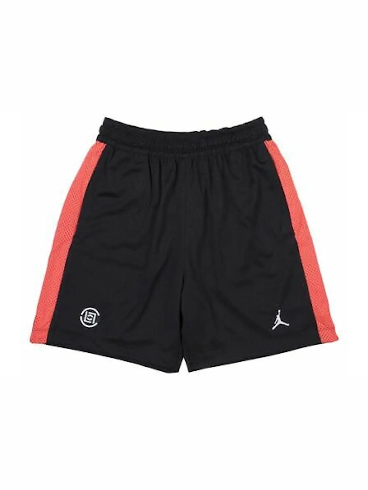 Мужские шорты с сеткой CLOT Premium Mesh Bball Jordan — изображение 1 из 1, черный/красный