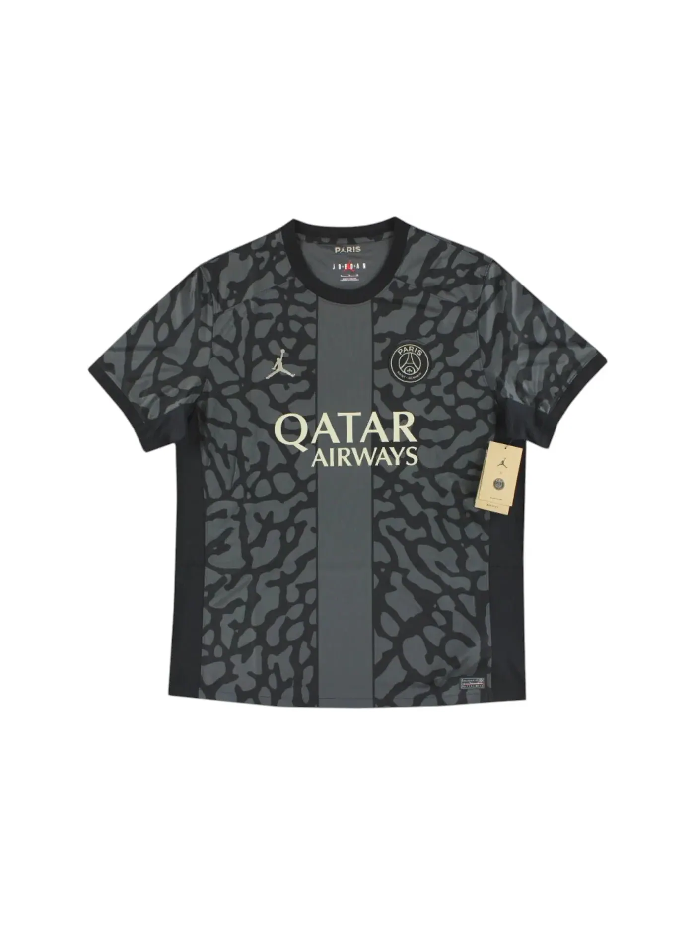 Мужская футбольная джерси с длинным рукавом Jordan Dri-Fit Paris Saint-Germain 2023/24 — изображение 1 из 1, серый