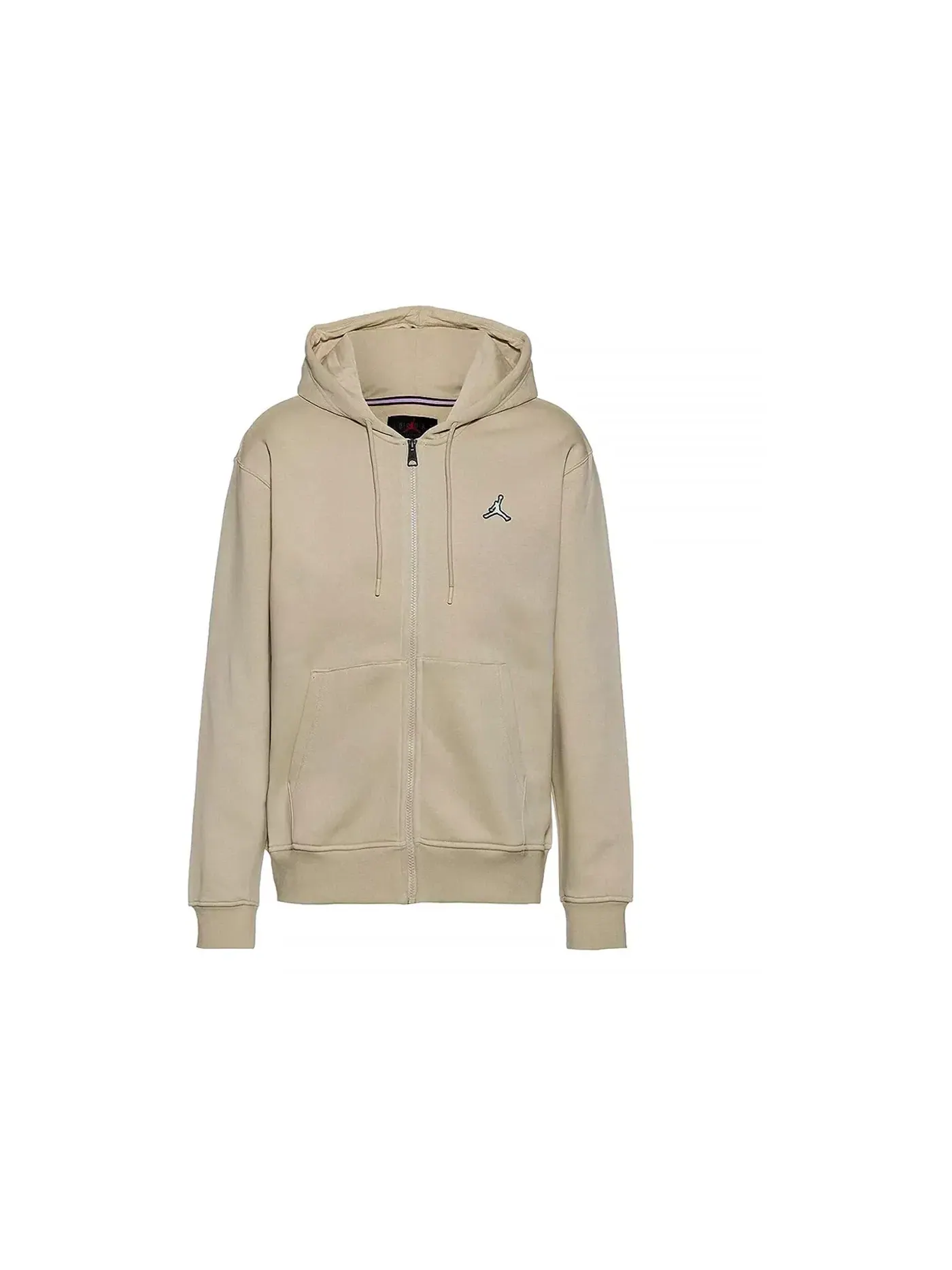 Мужская худи с длинным рукавом Jordan Essentials Full-Zip Fleece Hoodie Jordan — изображение 1 из 1, бежевый