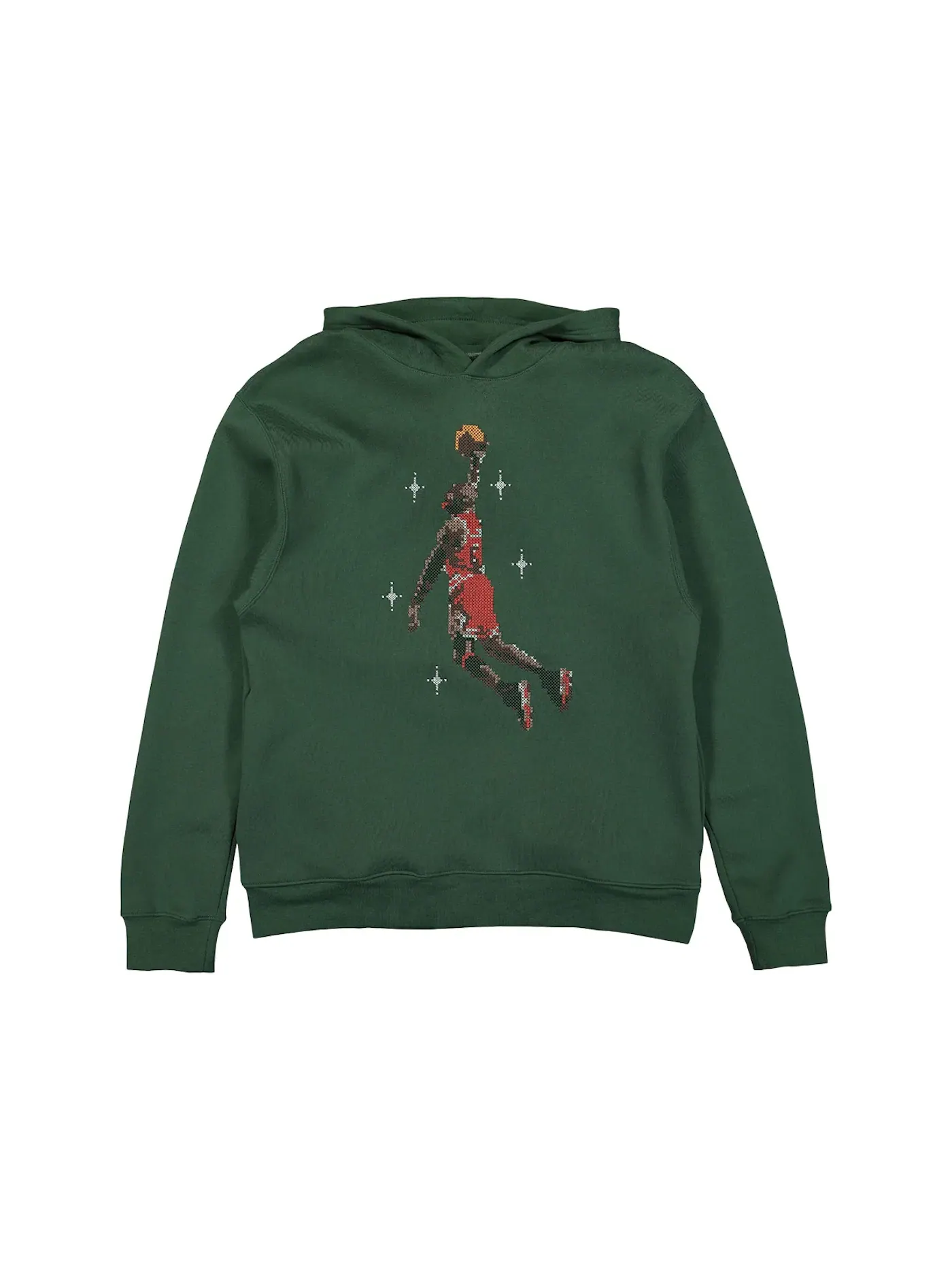Мужской худи с принтом Jordan Essentials Slam Dunk Contest Graphic Fleece Pine Green — изображение 1 из 2