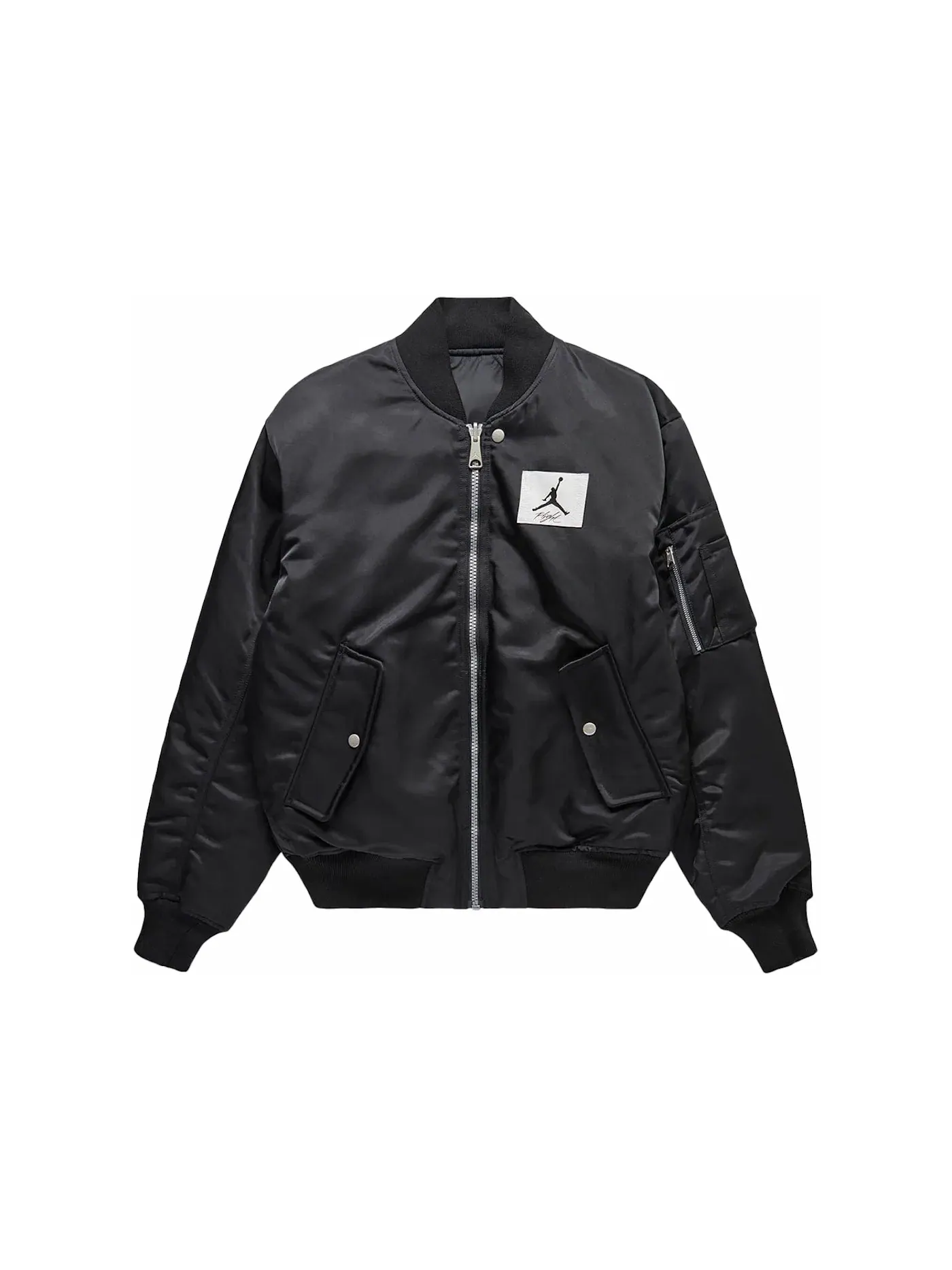 Мужская куртка-бомбер с принтом Jordan Essentials Statement Varsity Jacket Black — изображение 1 из 1