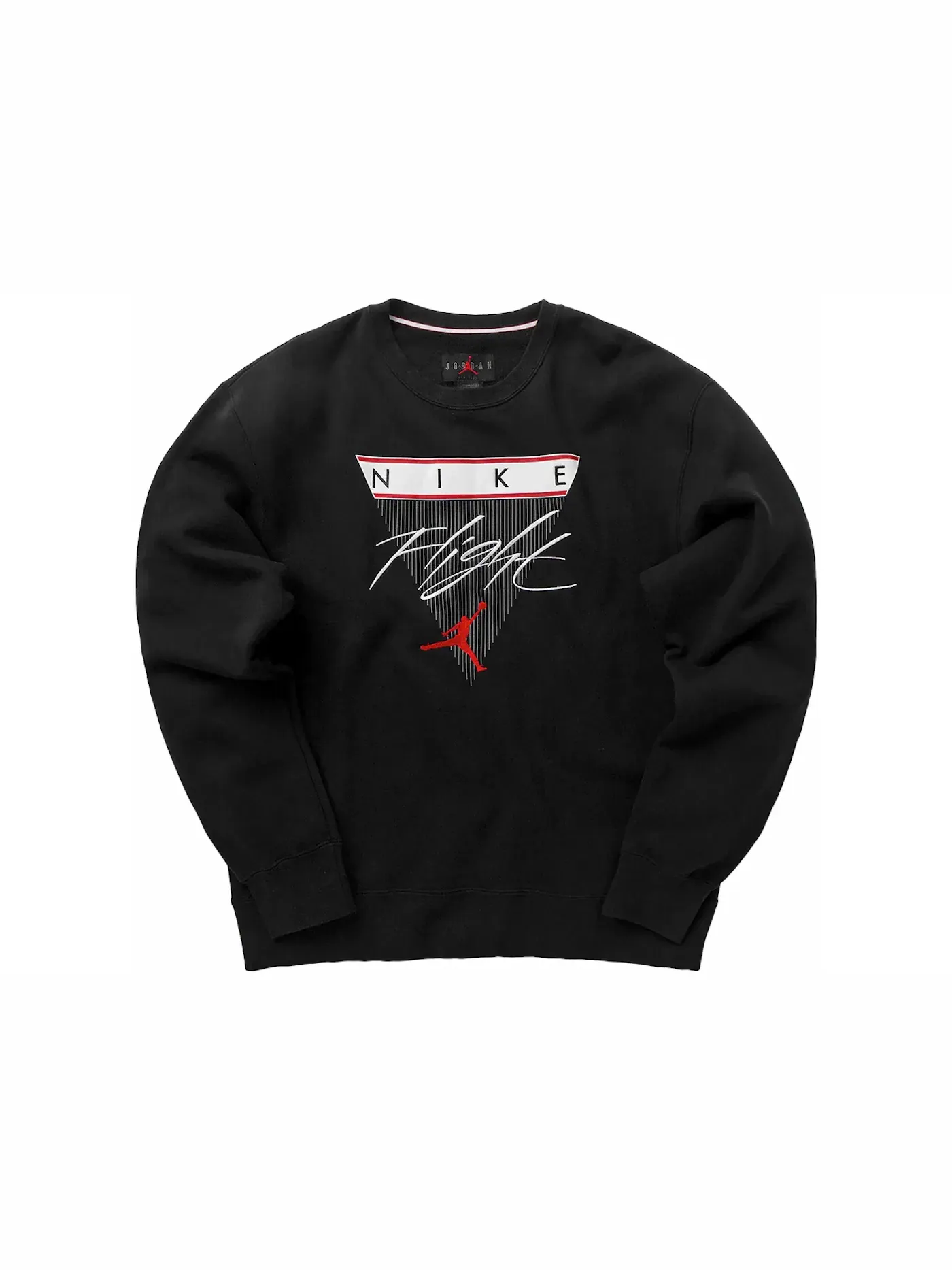 Мужская худи с принтом Jordan Flight Crewneck Graphic Hoodie — изображение 1 из 1, черный