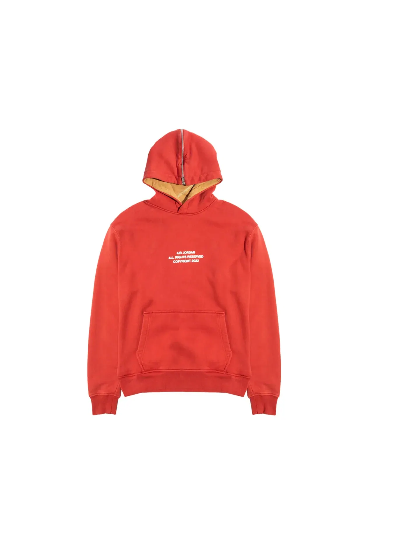 Мужской худи из флиса с принтом Jordan Flight Heritage Fleece Hoodie Red Clay — изображение 1 из 1, красный