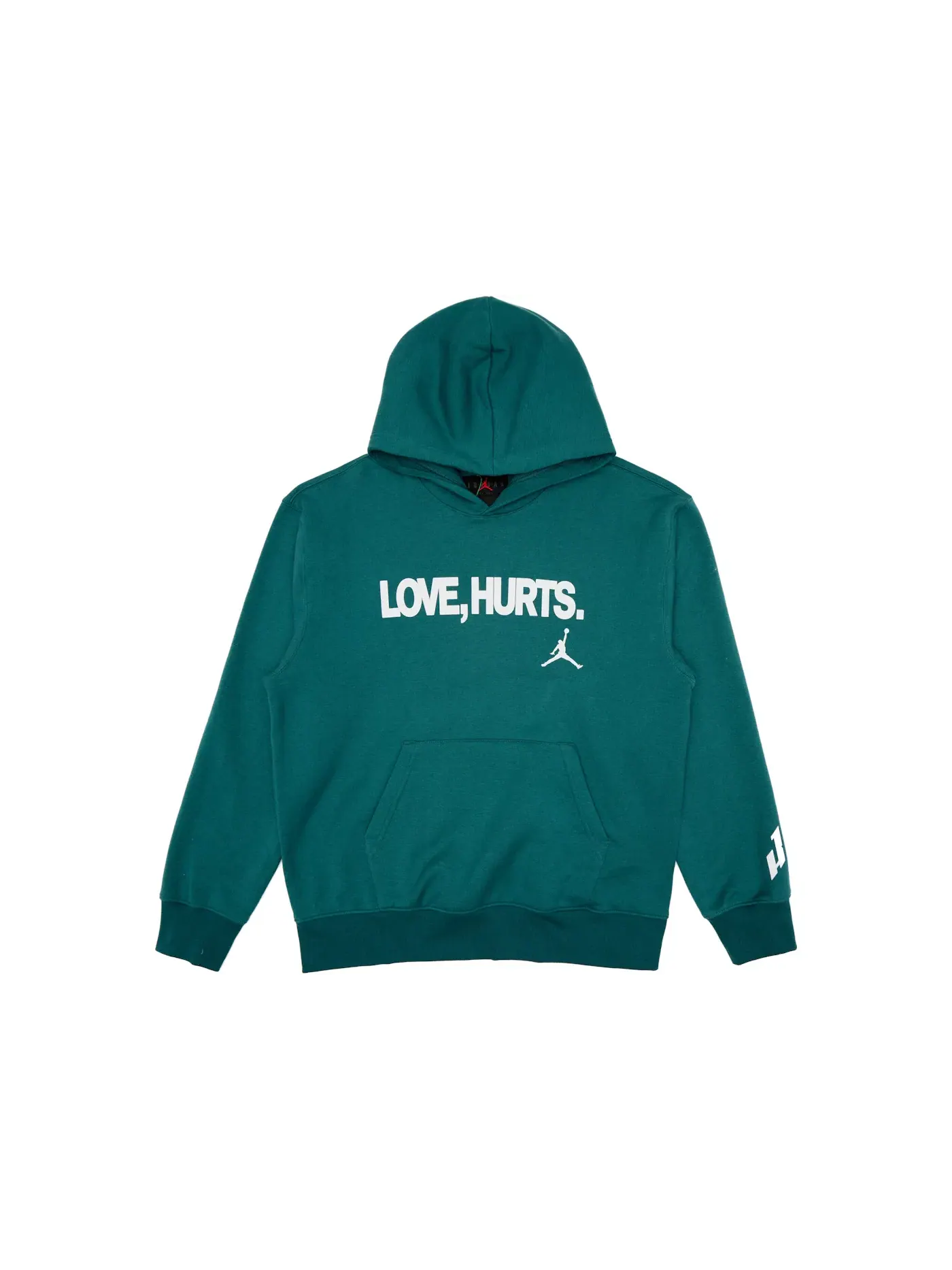 Мужской худи флисовый с принтом Love Hurts Jordan, Sport Teal — изображение 1 из 1