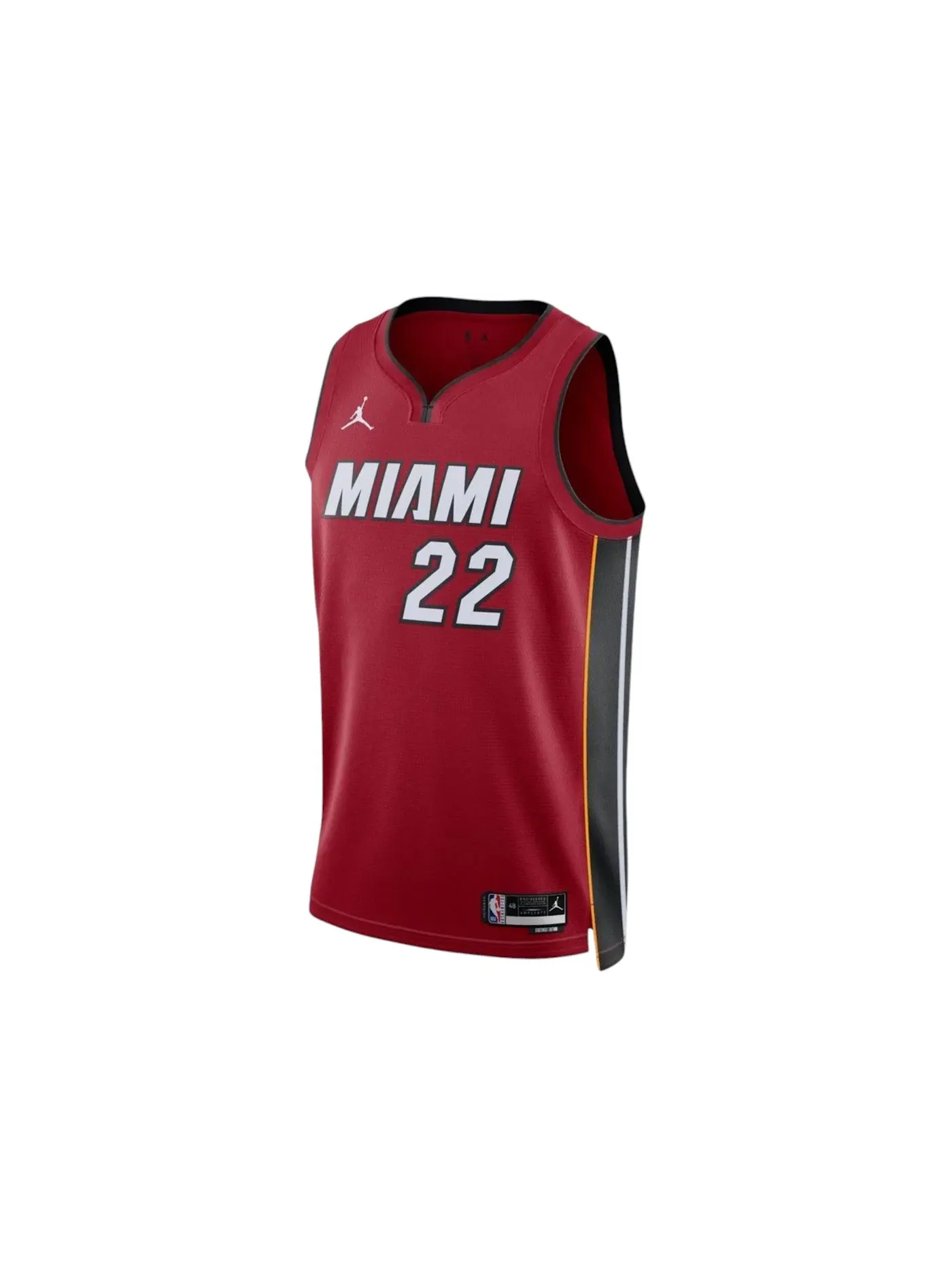 Мужская джерси с принтом Jimmy Butler Miami Heat 2022 Dri-Fit Jersey Jordan — изображение 1 из 1, красный