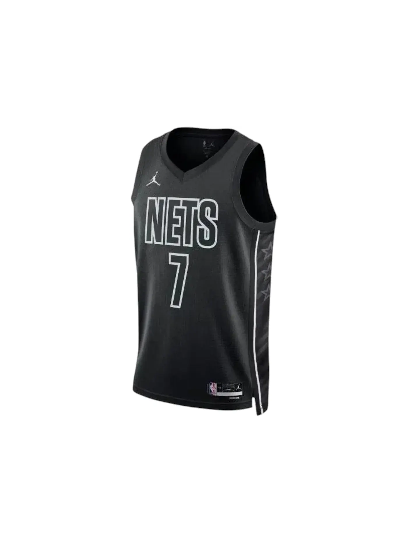 Мужская баскетбольная джерси с принтом Jordan Kevin Durant Brooklyn Nets 2023 Jersey — изображение 1 из 1, черный