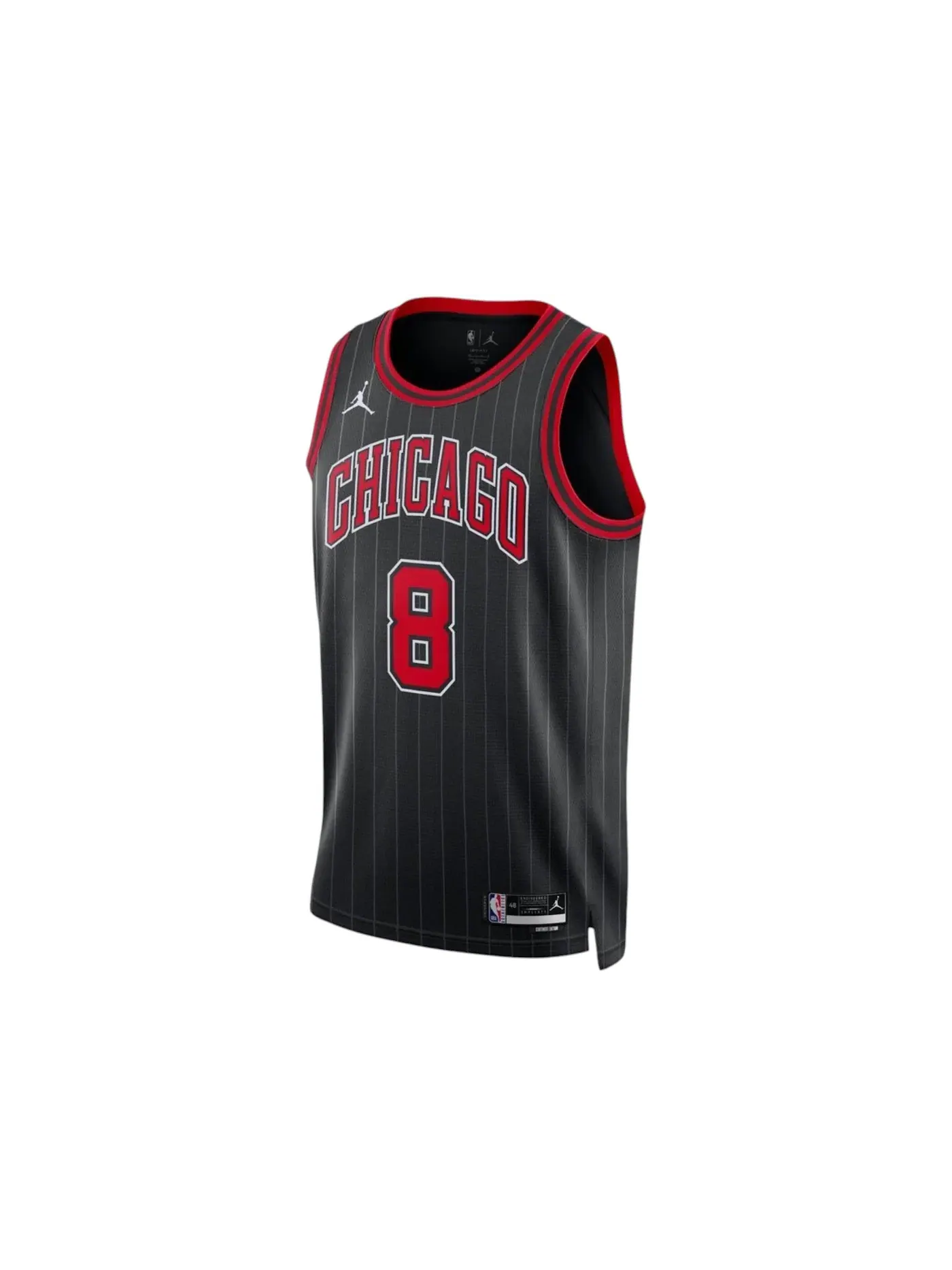 Мужская джерси с принтом Jordan Zach Chicago Bulls 2022 Dri-Fit Jersey — изображение 1 из 1, черный