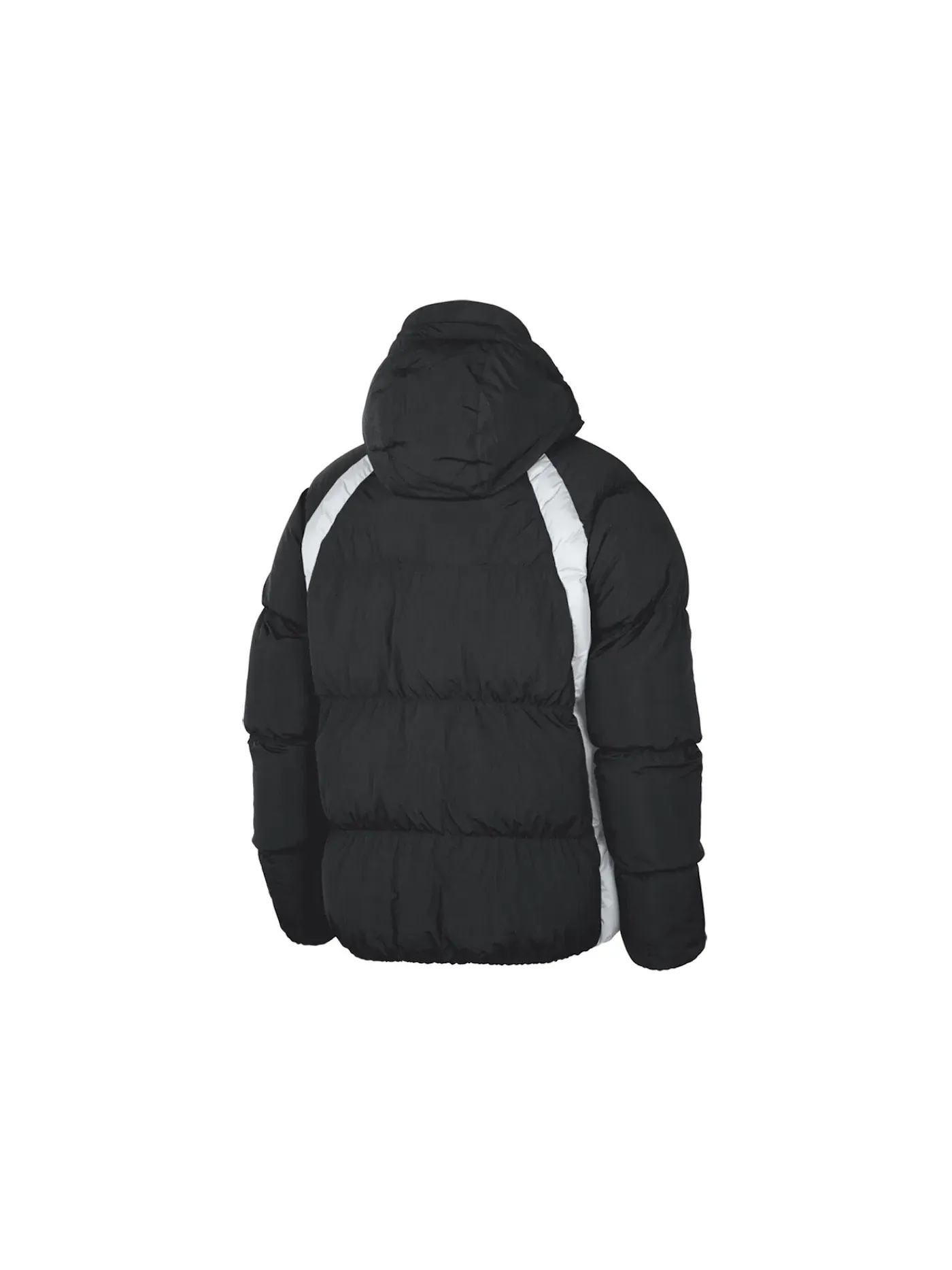 Мужская куртка пуховик Jordan NBA Brooklyn Nets Puffer Loose Fit Jacket Jordan — изображение 2 из 2, черный/белый