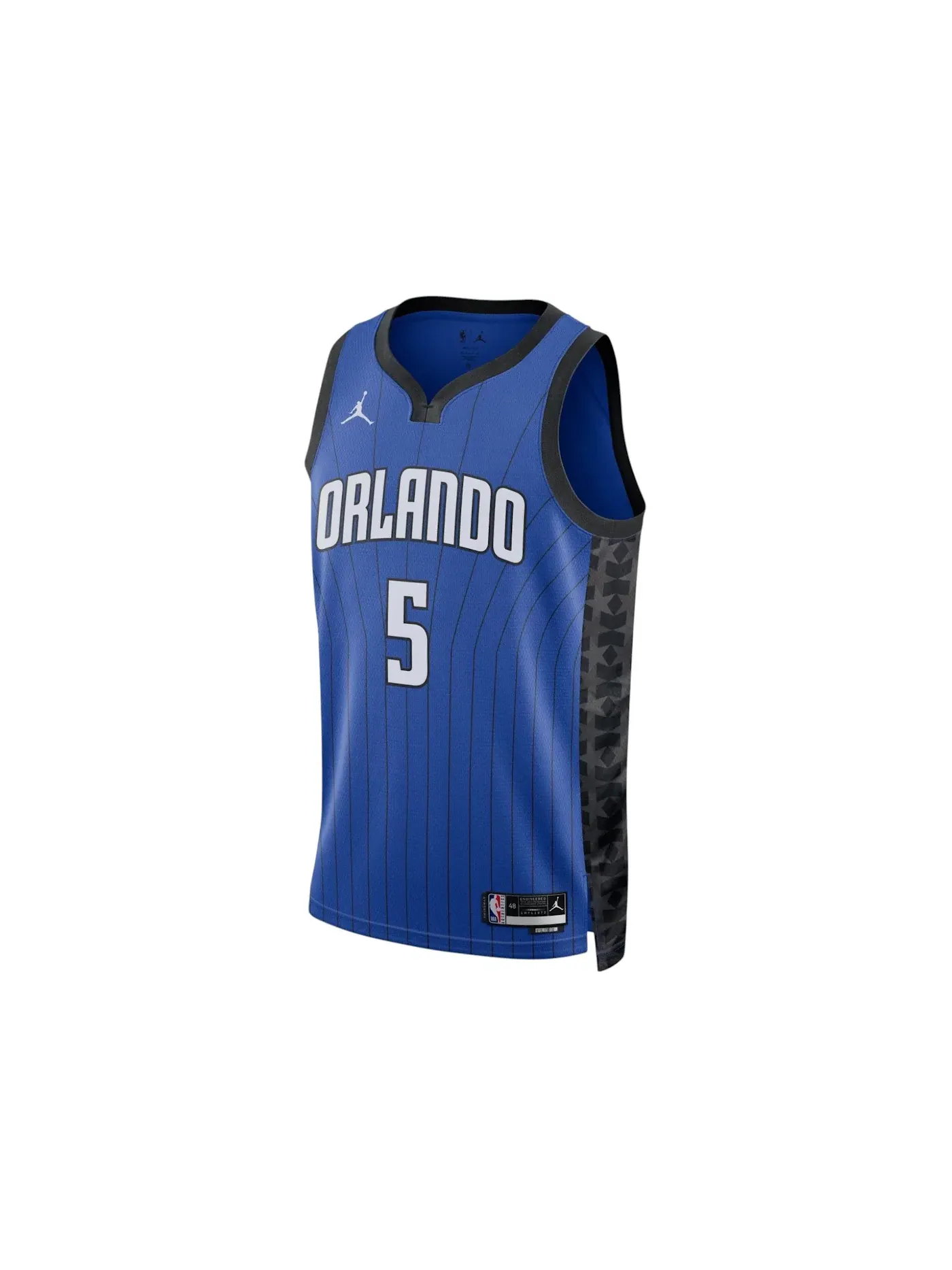 Мужская баскетбольная джерси с длинным рукавом Orlando Magic Paolo Banchero Jordan — изображение 1 из 1, синий