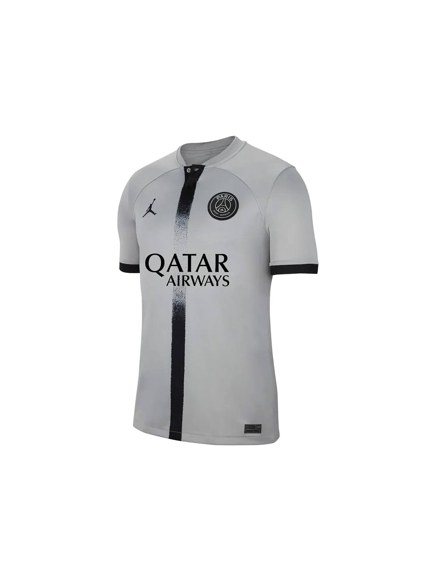 Мужская футболка с длинным рукавом Jordan Paris Saint-Germain 2022/23 Stadium Away Jersey — изображение 1 из 2, светлый серый