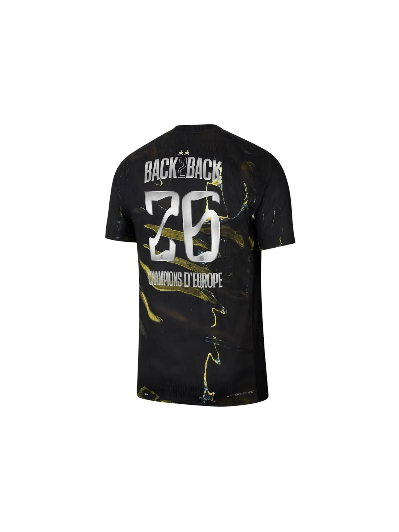 Мужская футбольная джерси с длинным рукавом Jersey (Champions of Europe 2026 Print) Jordan — изображение 1 из 2, черный