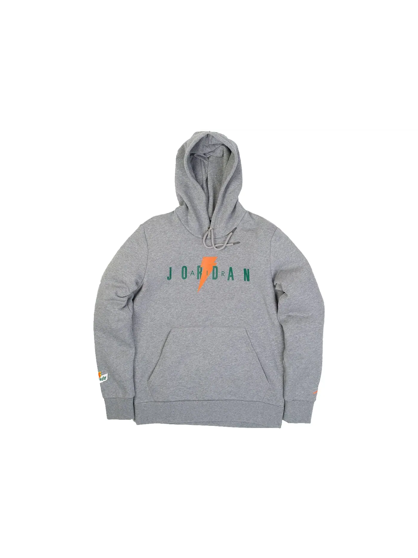 Мужской пуловер с капюшоном из флиса Jordan Sportswear Like Mike Fleece 3 Pullover Hoodie — изображение 1 из 1, серый