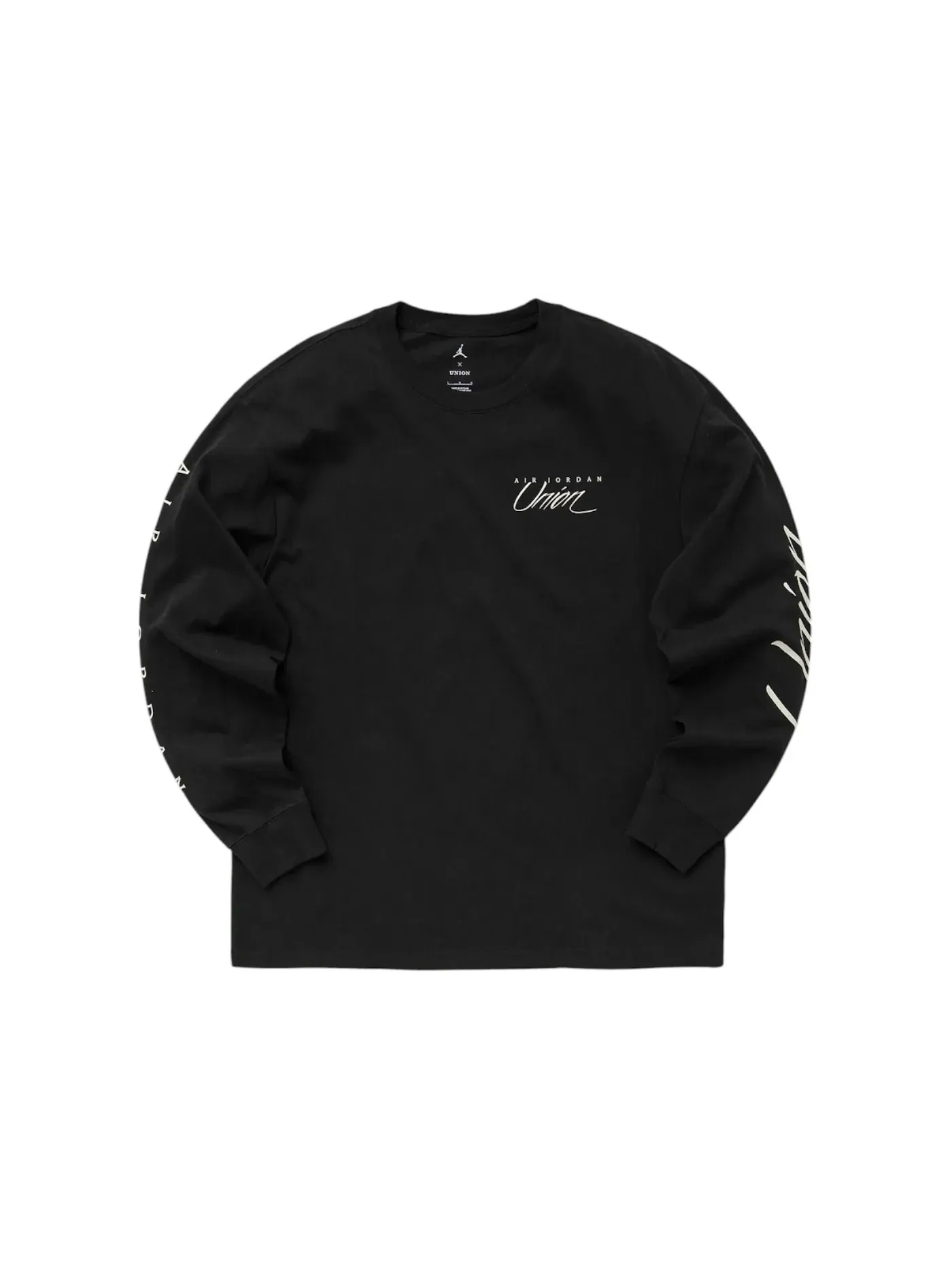 Мужская футболка с длинным рукавом Jordan Union L/S T-shirt — изображение 1 из 1, черный/белый