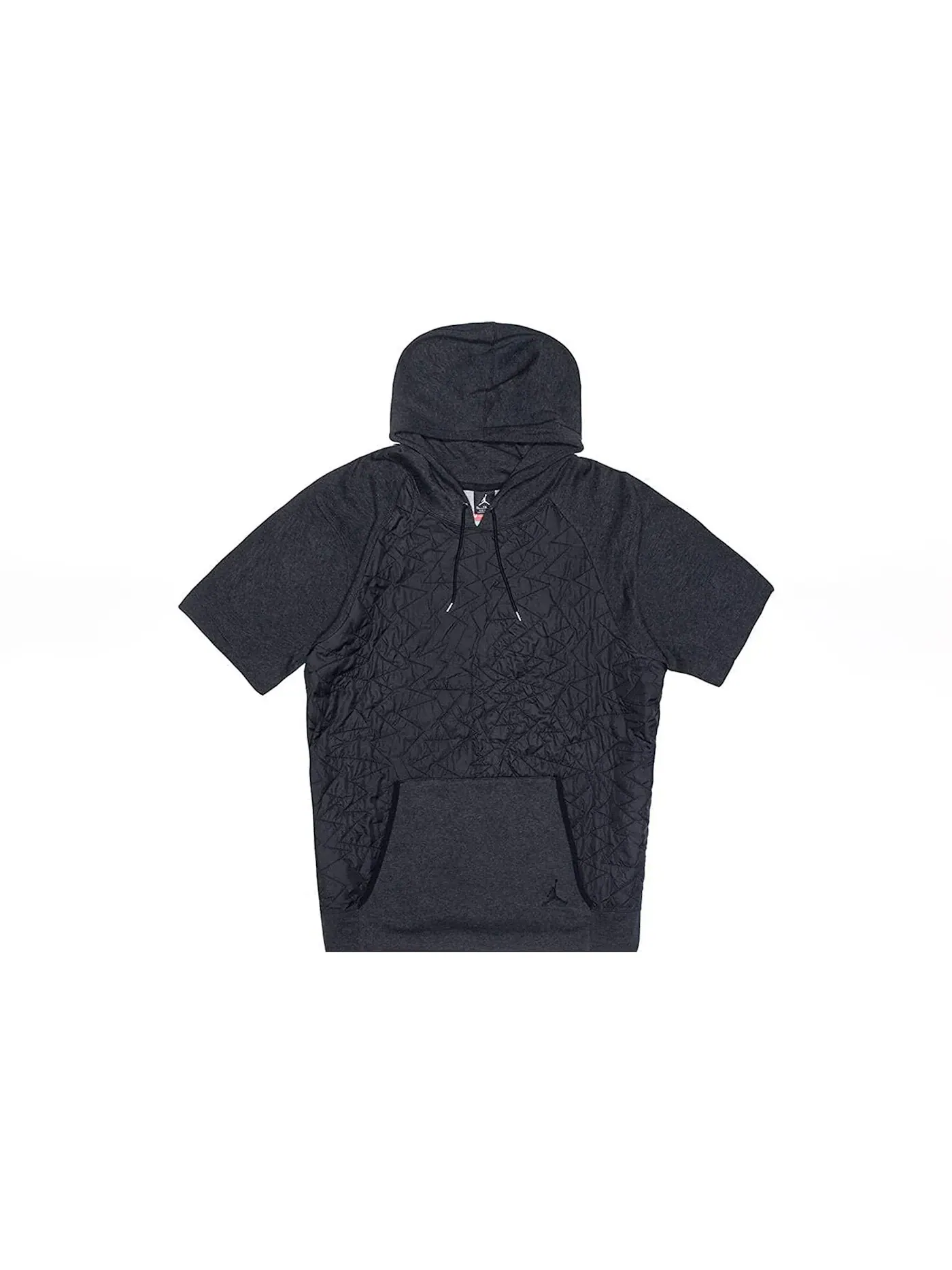 Мужской свитшот-худи на молнии с принтом Jordan VII SS Quilted Fleece Pullover Hoodie Jordan — изображение 1 из 1, черный
