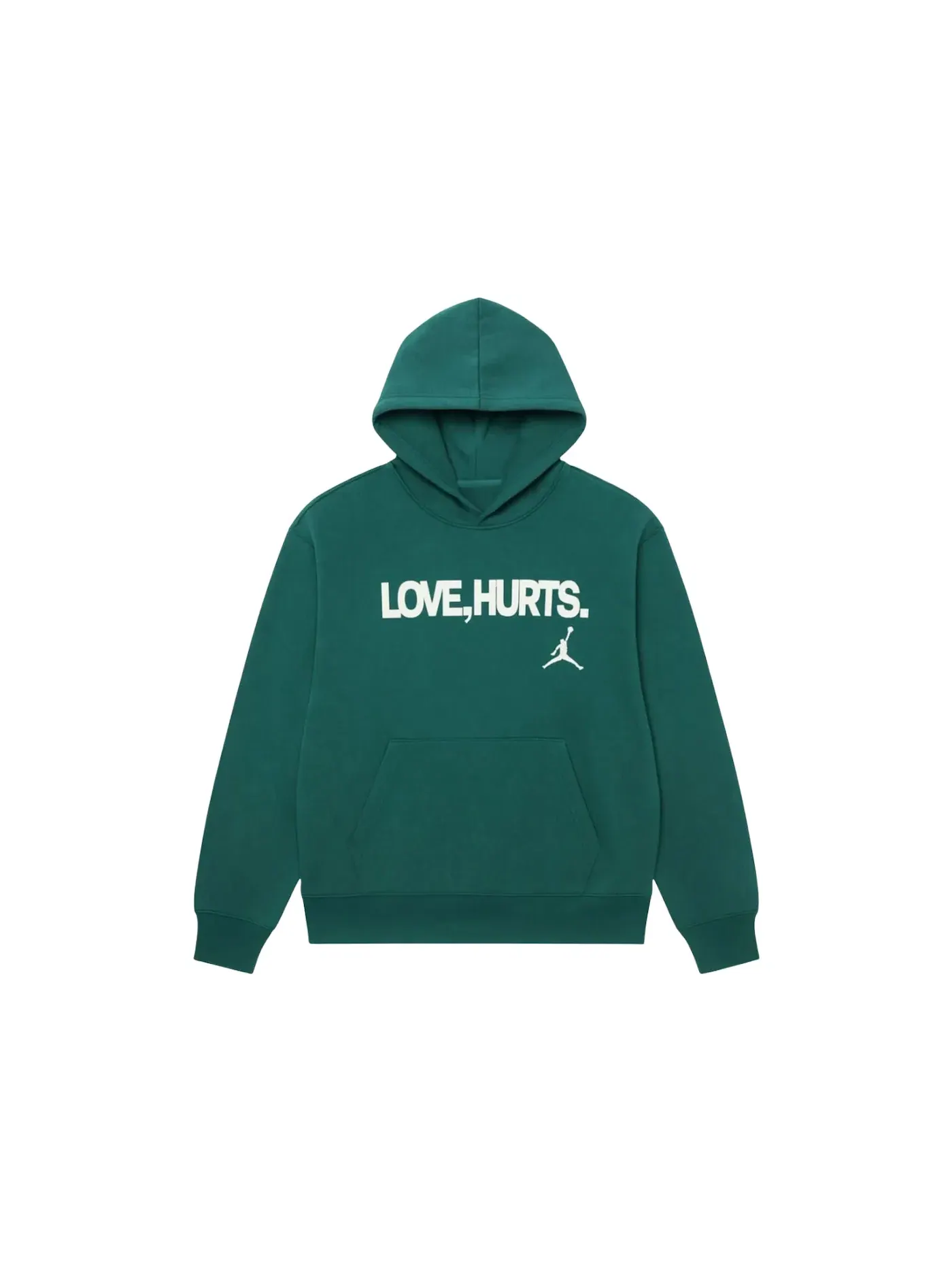 Женская худи с флиса Jalen Hurts Love Hurts Pullover Fleece Hoodie Jordan, Sport Teal — изображение 1 из 1