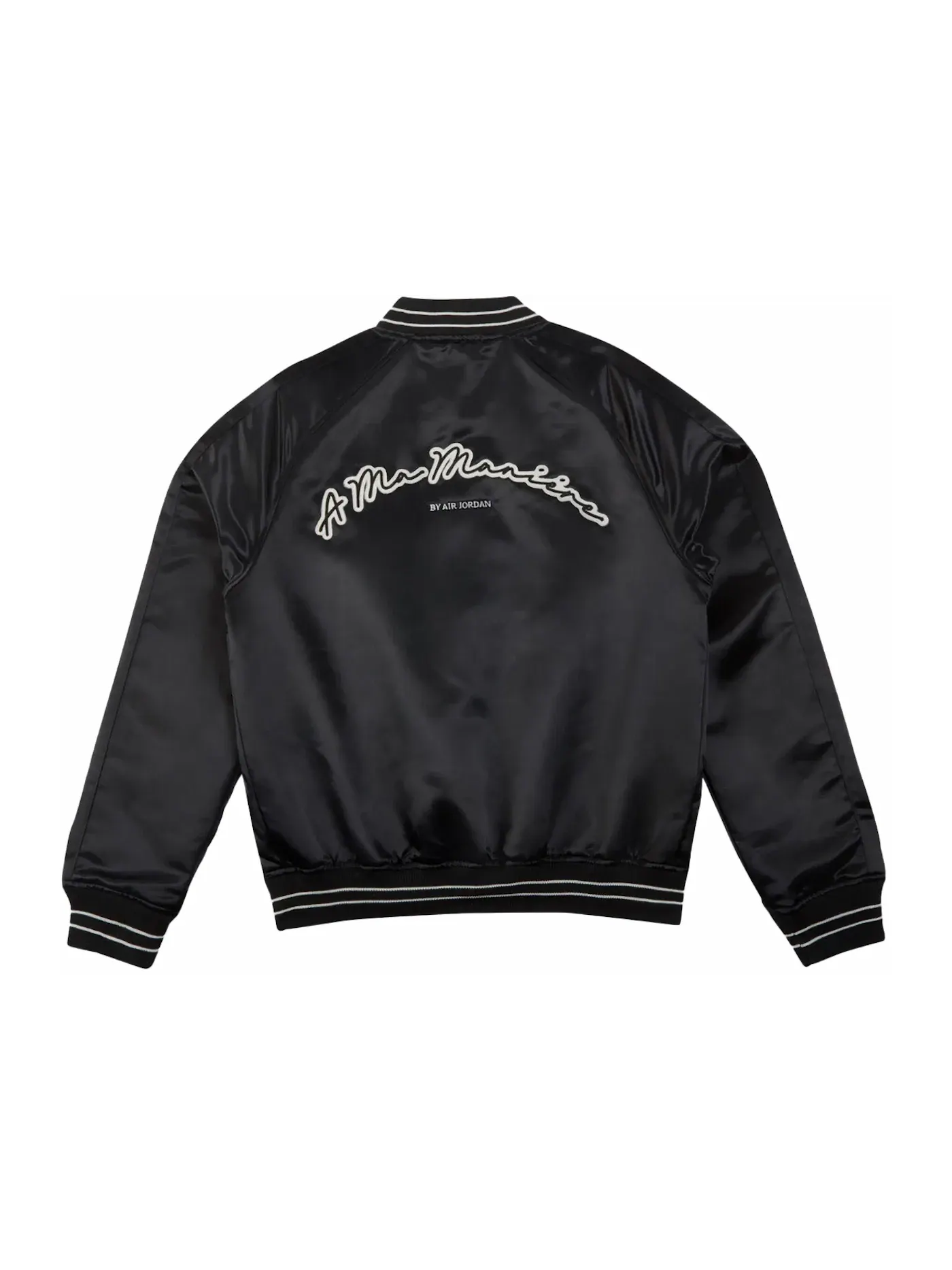 Мужская куртка-сувенир с вышивкой Jordan x A Ma Maniere — изображение 2 из 2, черный