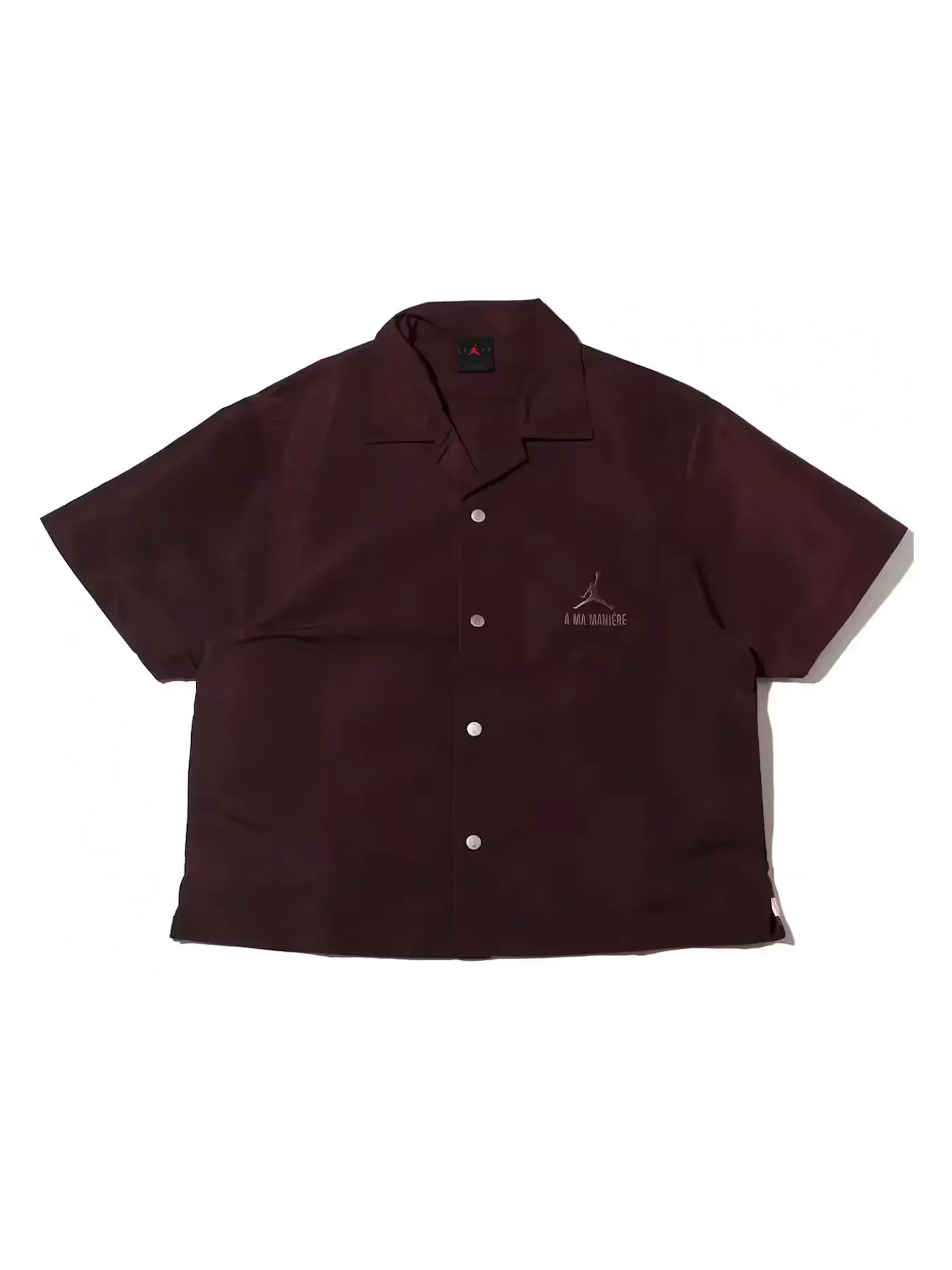 Мужская футболка с длинным рукавом Jordan x A Ma Maniere Warm Up Shirt Jordan — изображение 1 из 2, махагони