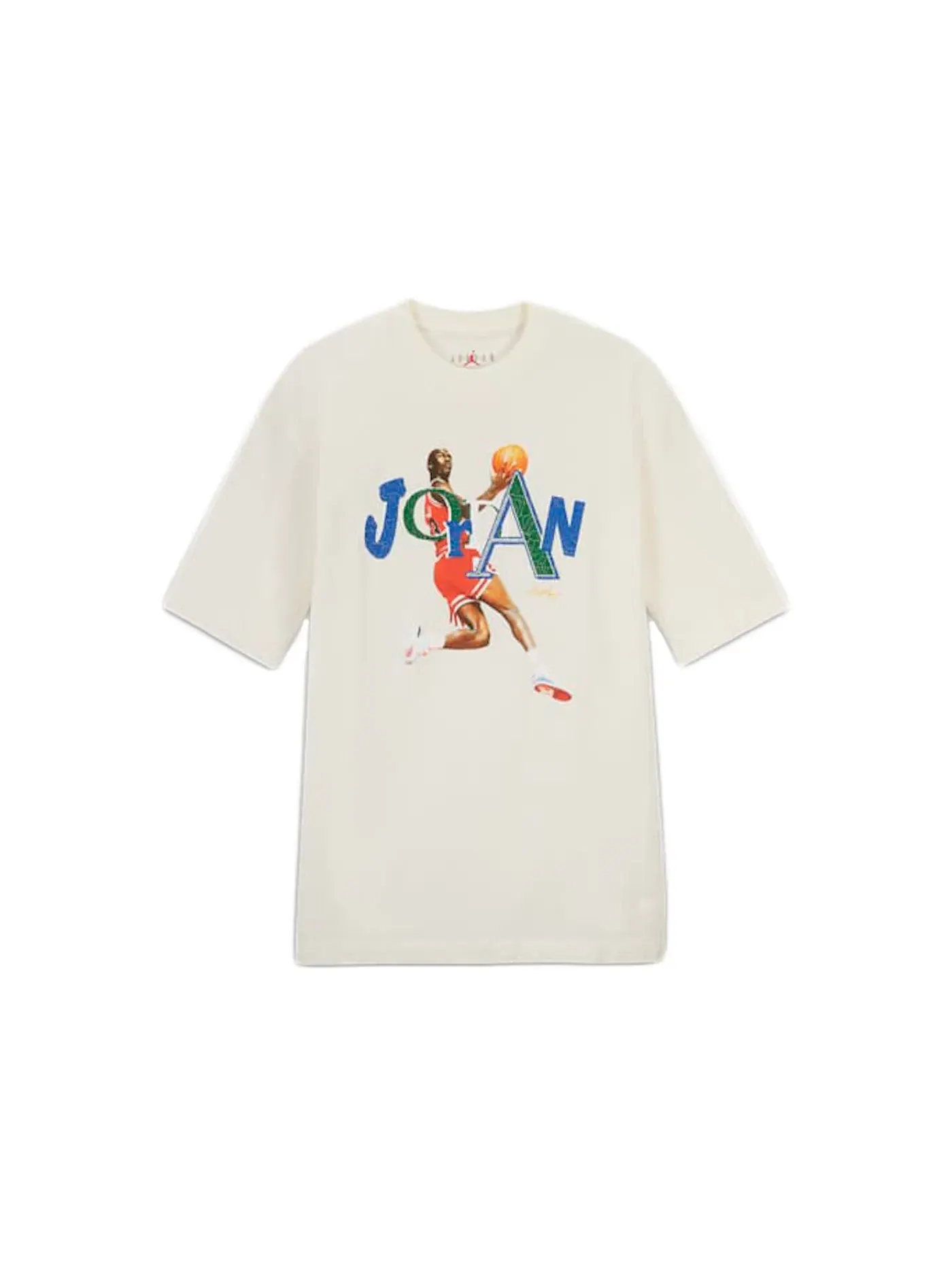 Детская футболка с принтом Jordan x Aleali May Tee Jordan — изображение 1 из 1, белый