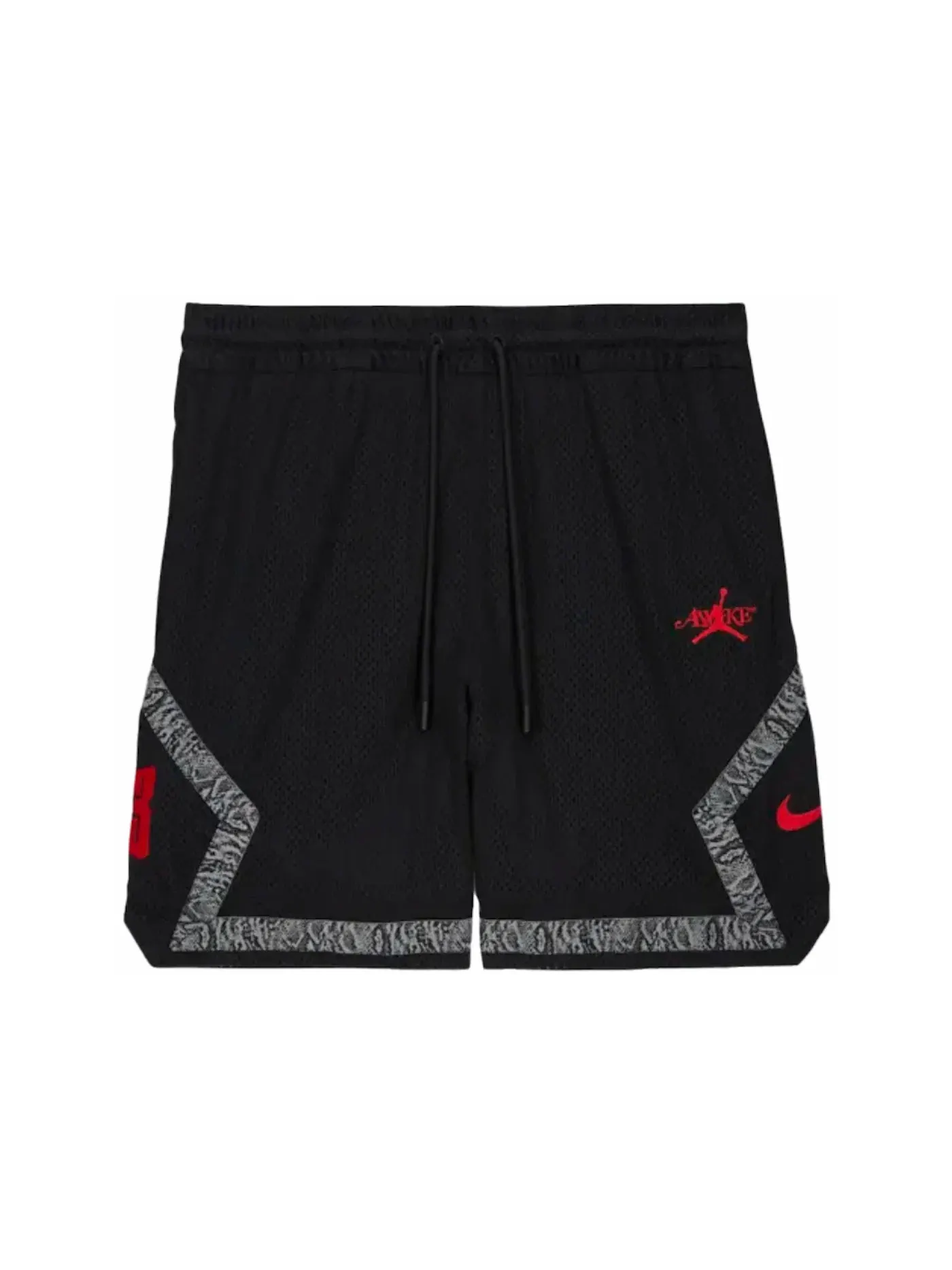 Мужские шорты с принтом Jordan x Awake NY Diamond Shorts — изображение 1 из 2, черный