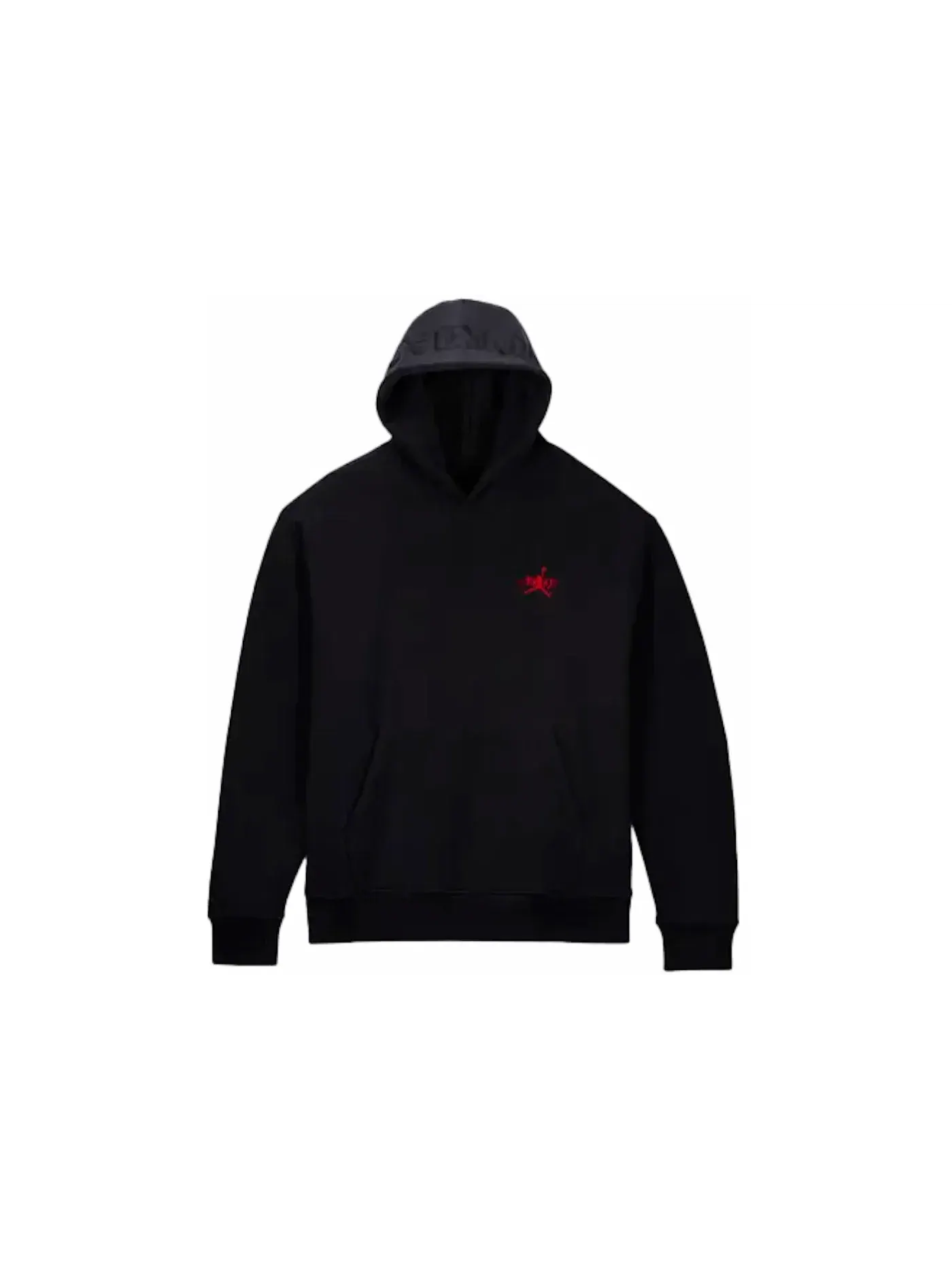 Мужская худи с принтом Jordan x Awake NY Hoodie — изображение 1 из 2, черный//красный