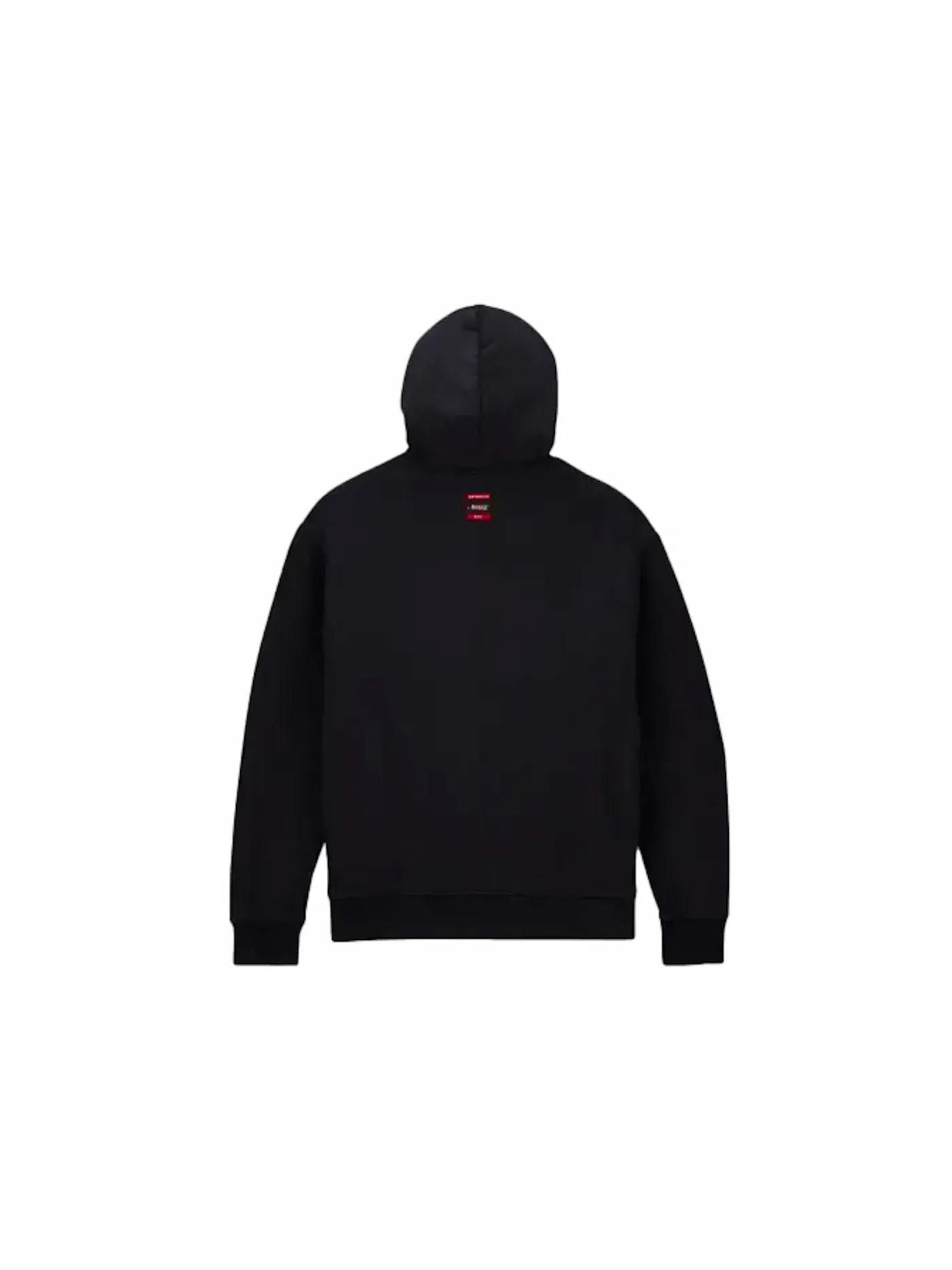 Мужская худи с принтом Jordan x Awake NY Hoodie — изображение 2 из 2, черный//красный