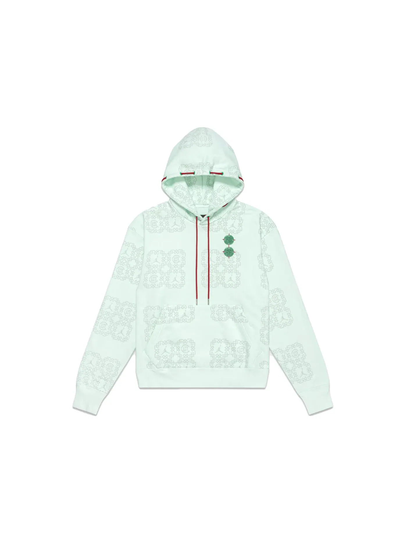 Мужская худи с длинным рукавом Jordan x Clot Jade Fleece Jordan — изображение 1 из 2, зеленый