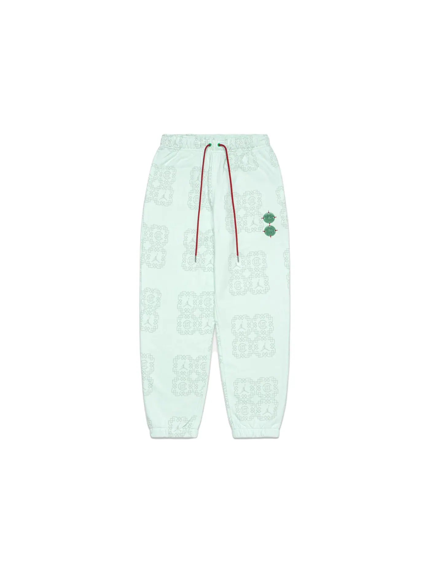 Мужские спортивные штаны из флиса Jordan x Clot Jade Fleece Sweatpants — изображение 1 из 2, зеленый