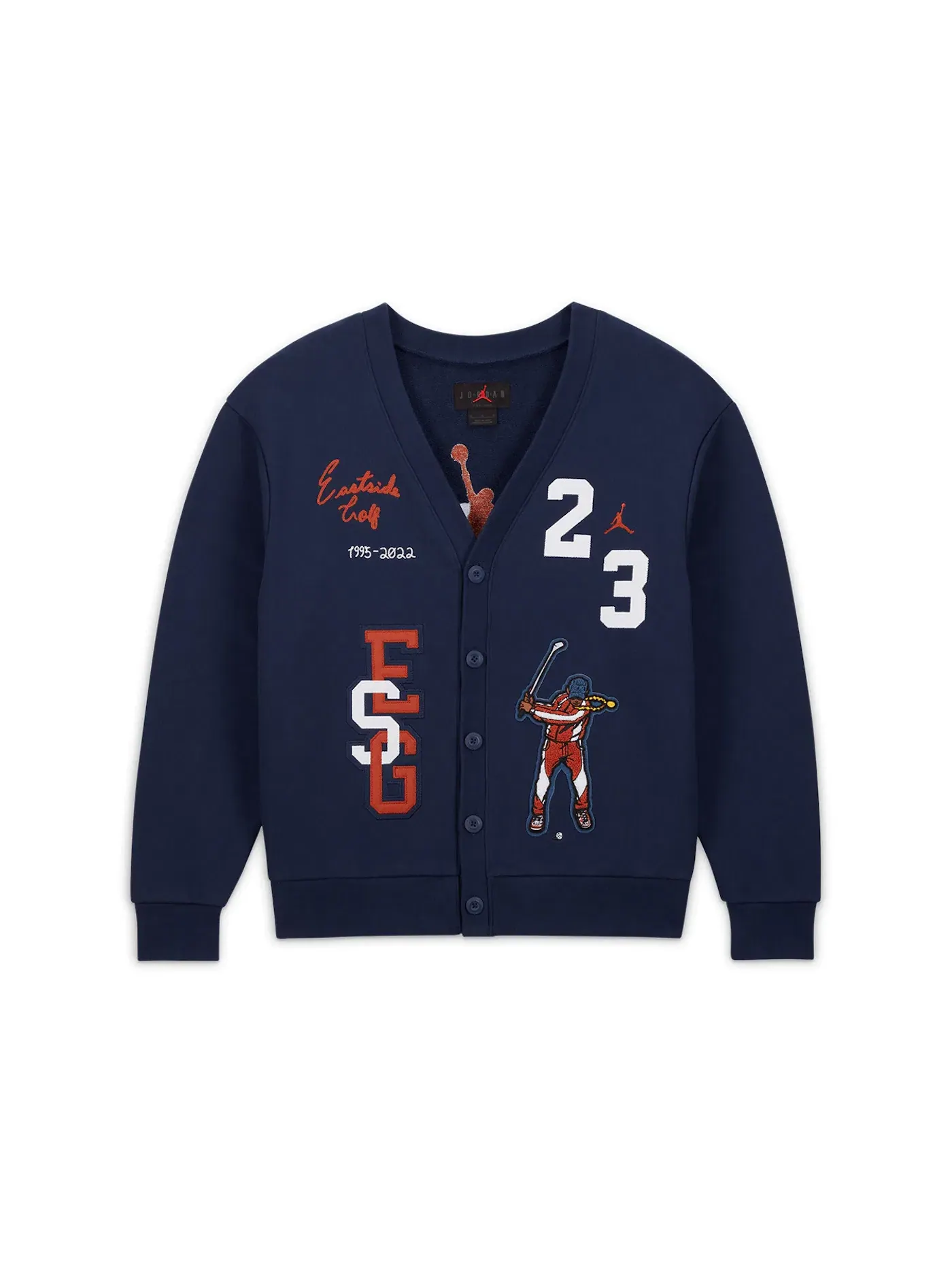 Мужской свитер модель Cardigan Jordan — изображение 1 из 3, темно-синий