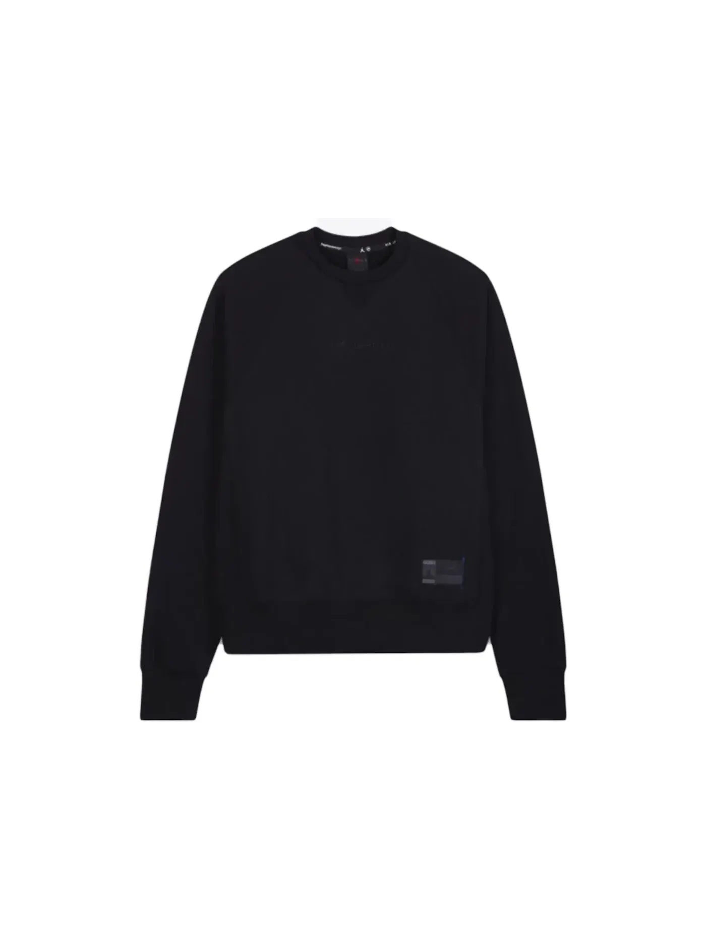 Мужской свитшот с круглым вырезом Jordan x Fragment Crewneck Sweatshirt — изображение 1 из 2, черный