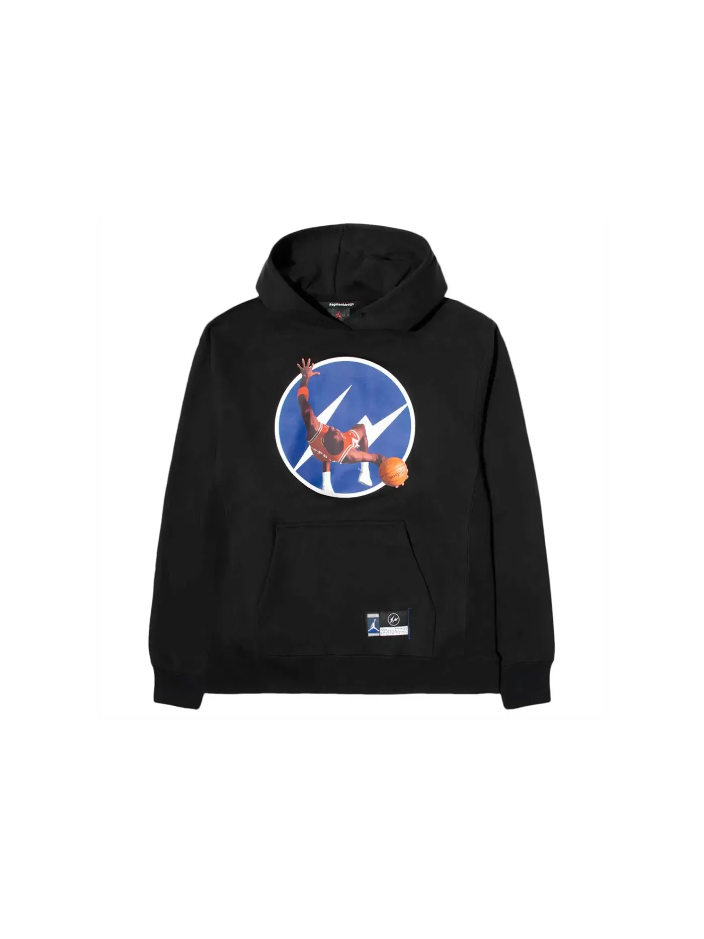 Мужская худи с принтом Pullover Hoodie Jordan — изображение 1 из 1, черный