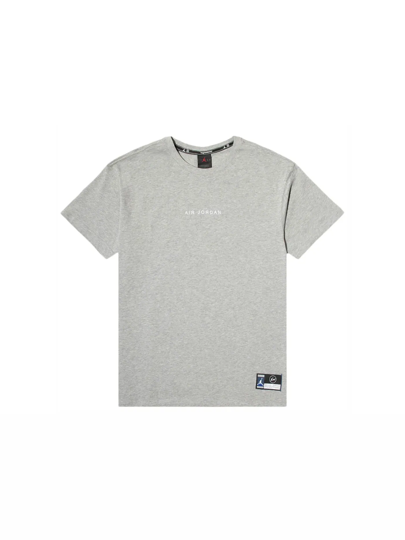 Мужская футболка с принтом Jordan Fragment Lifestyle Dark Grey Heather/Navy/Sport Royal/White — изображение 1 из 1