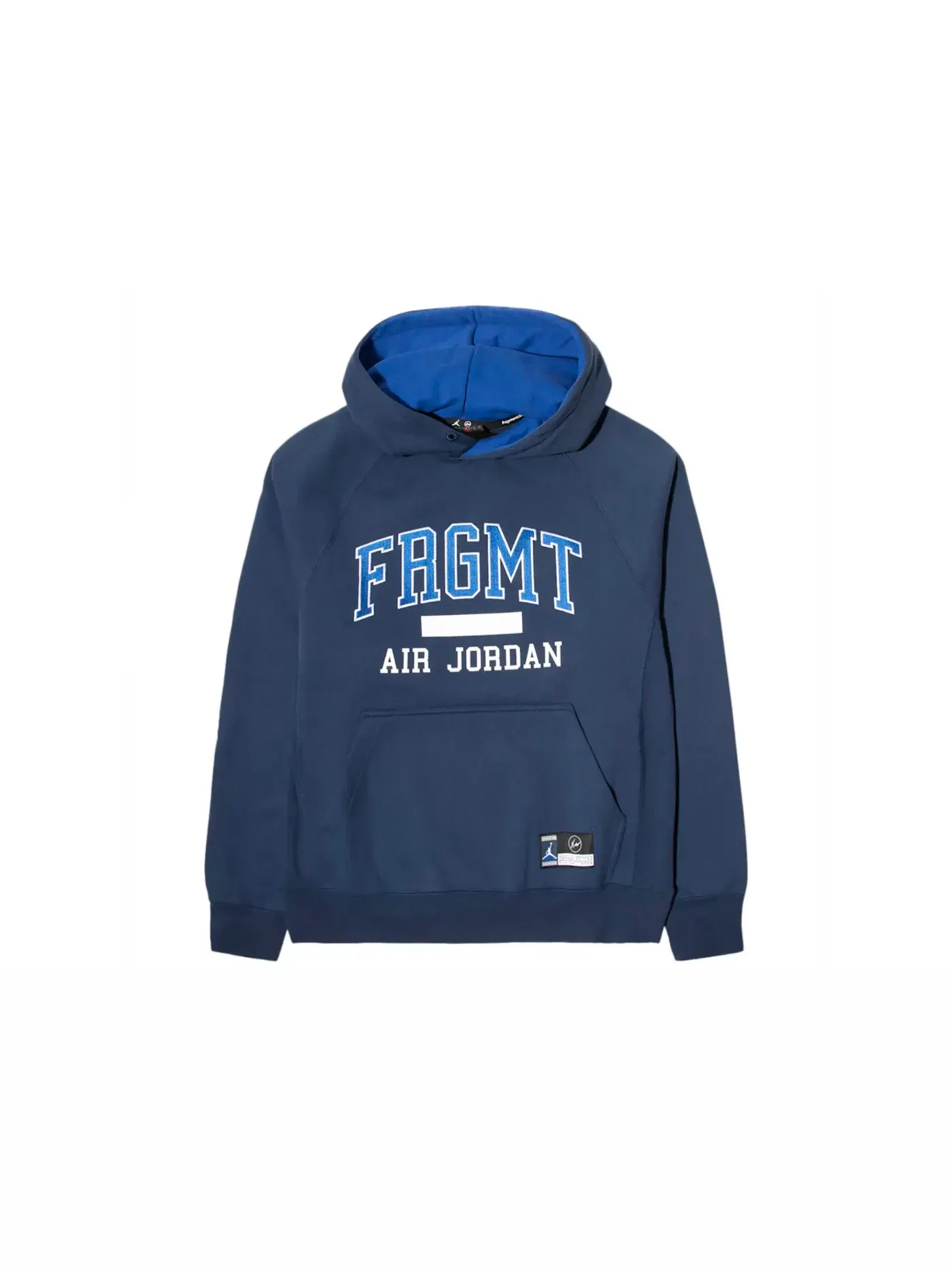 Мужская худи с принтом Pullover Hoodie Jordan — изображение 1 из 1, темно-синий//белый