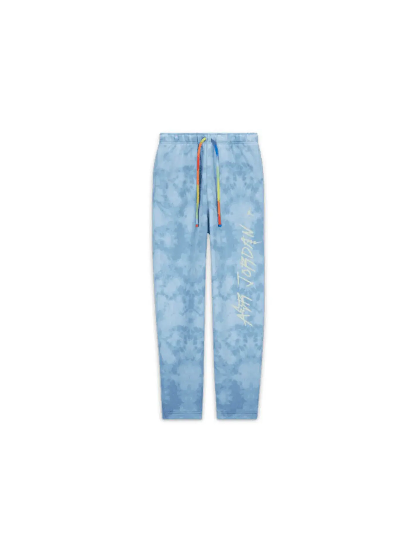 Мужские спортивные штаны с принтом tie-dye Jordan x J Balvin Sweatpants — изображение 1 из 2, синий
