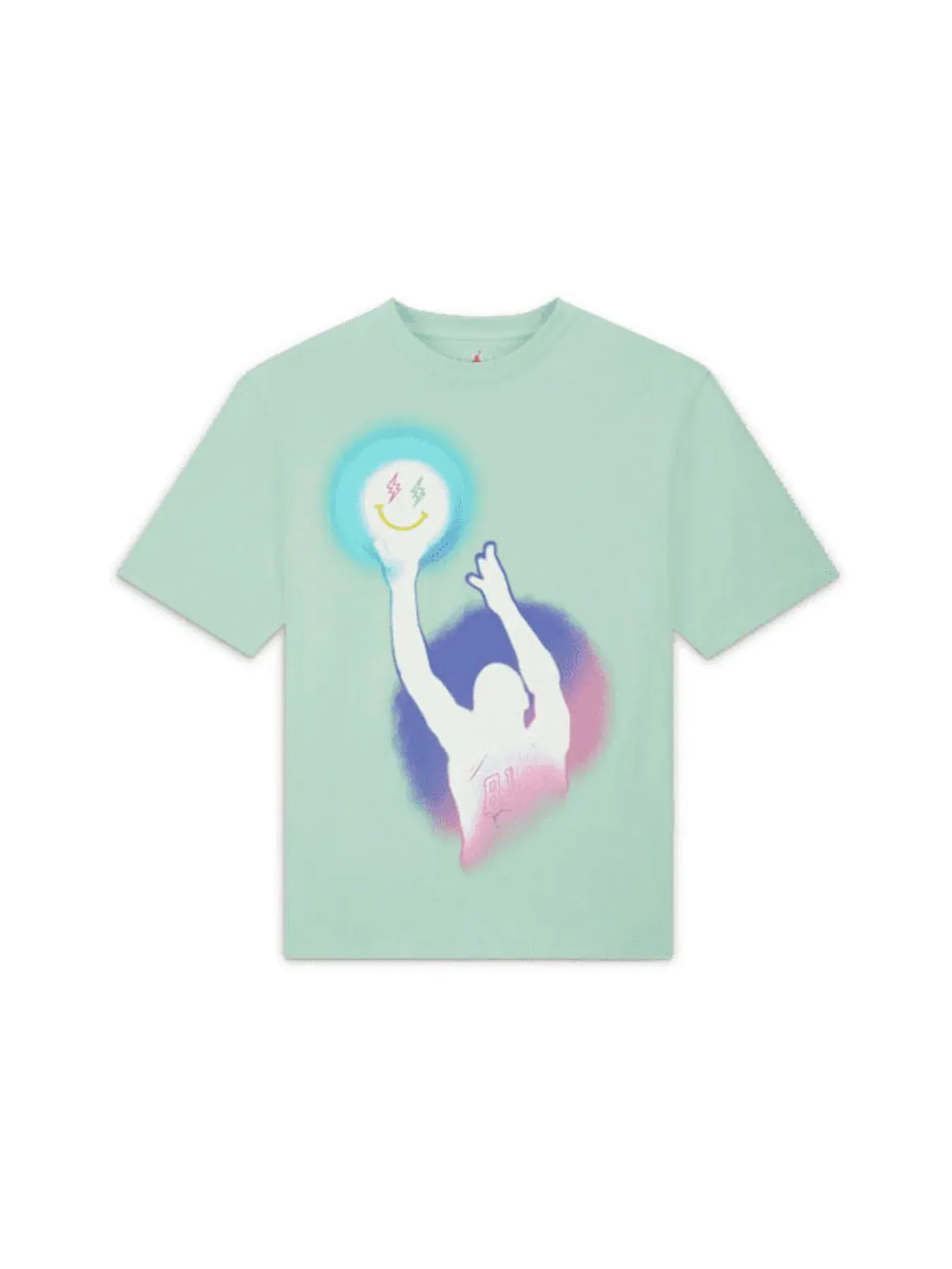 Мужская футболка с принтом Jordan x J Balvin T-shirt — изображение 1 из 2, зеленый