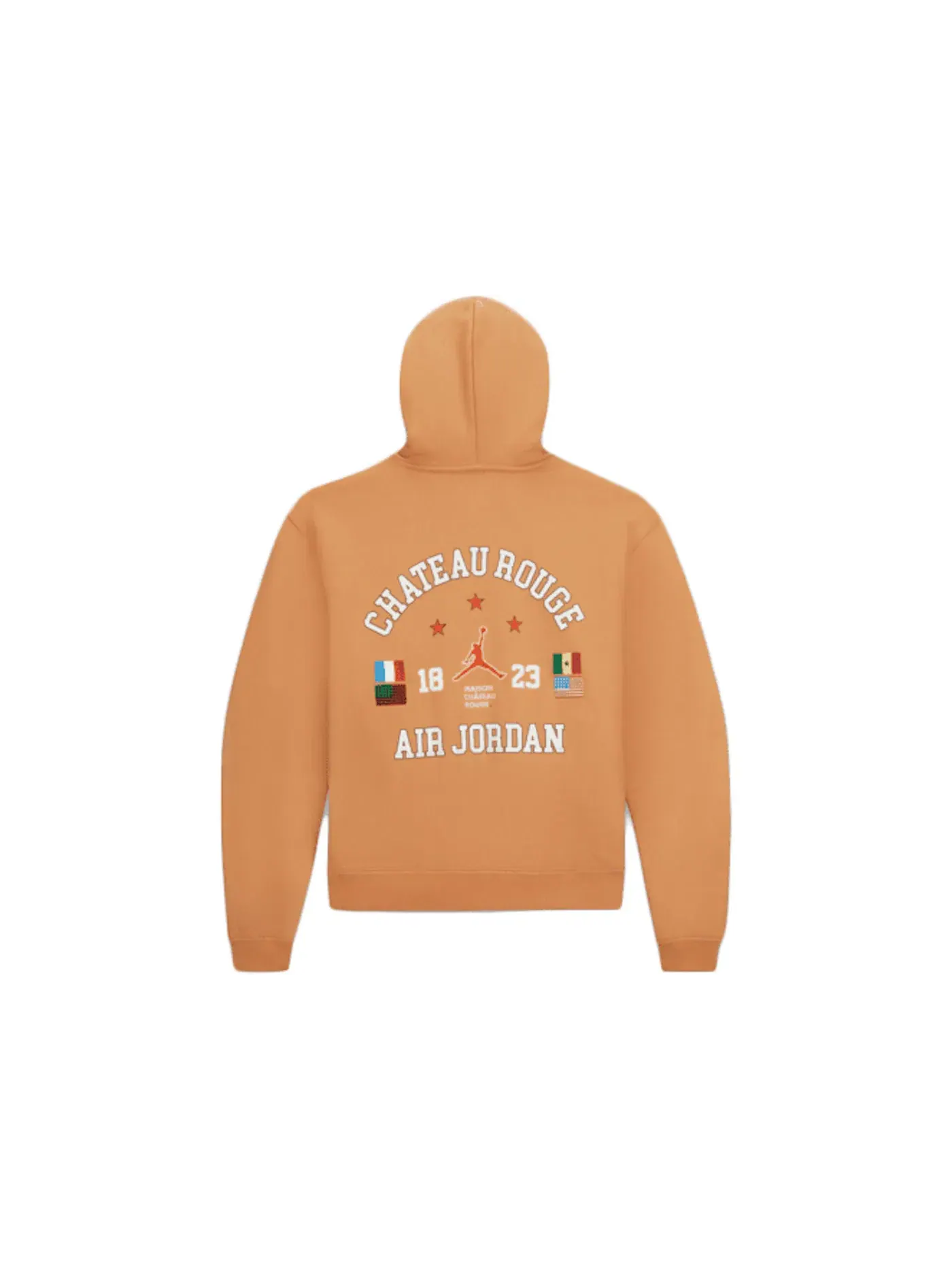 Мужской худи с принтом Jordan x Maison Chateau Rouge Hoodie — изображение 2 из 2, оранжевый