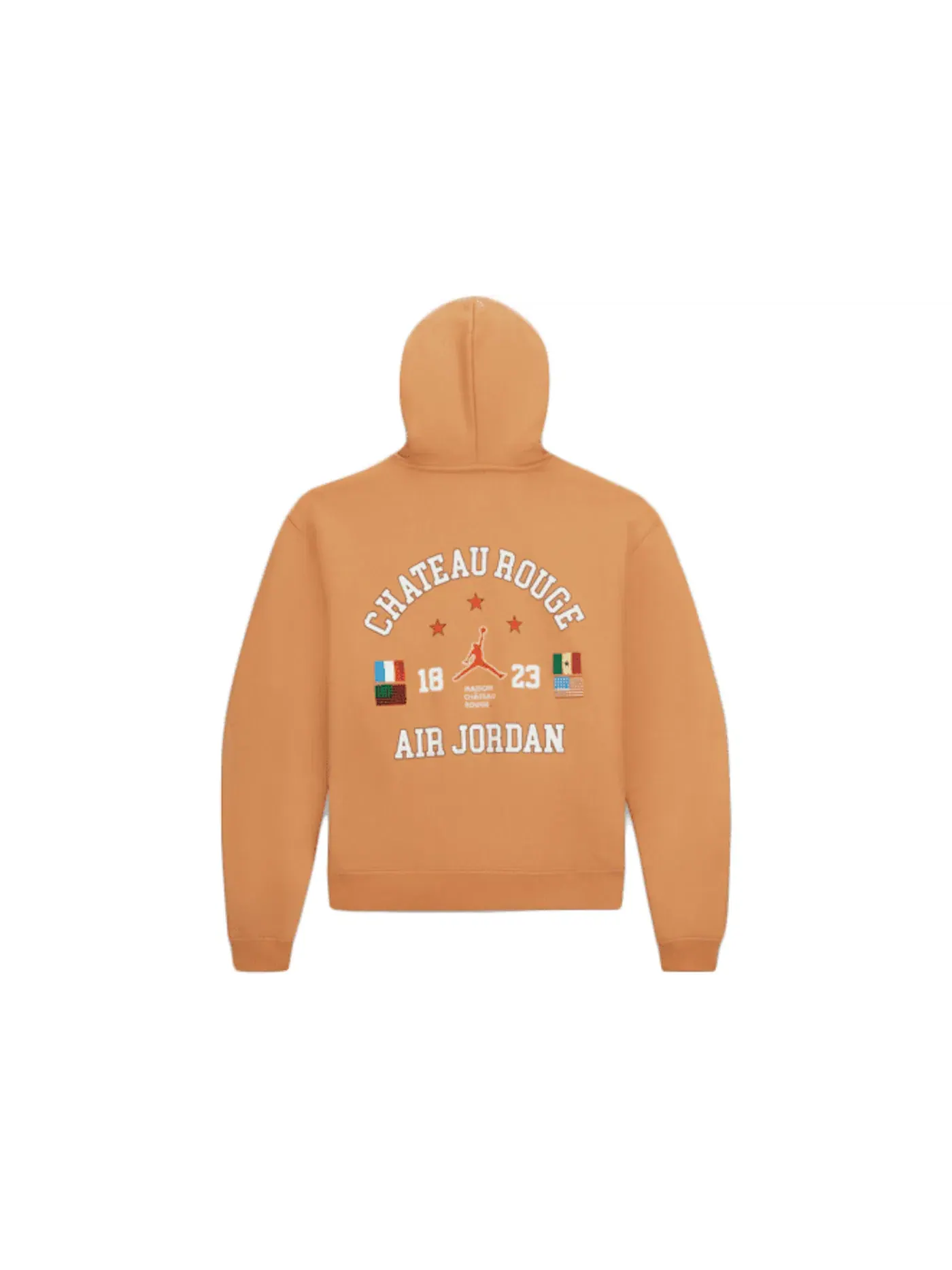 Мужская худи с принтом Jordan x Maison Chateau Rouge — изображение 2 из 2, оранжевый