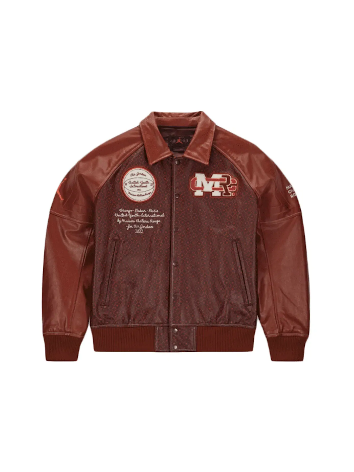 Мужская куртка с принтом Jordan x Maison Chateau Rouge Jacket (Asia Sizing) — изображение 1 из 2, коричневый