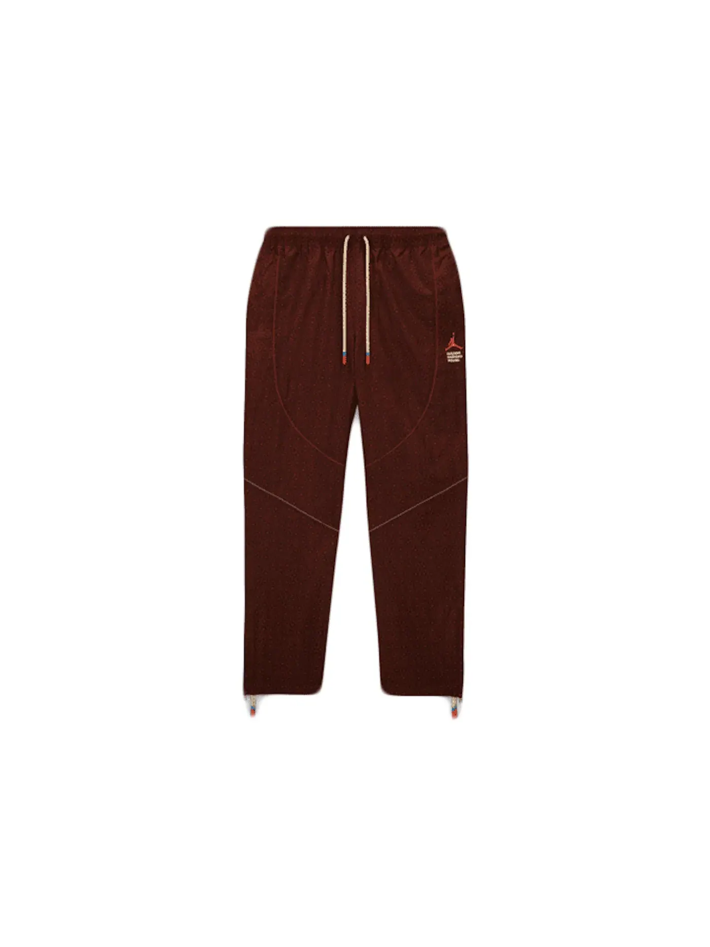 Мужские брюки с принтом Jordan x Maison Chateau Rouge Woven Pants Brown